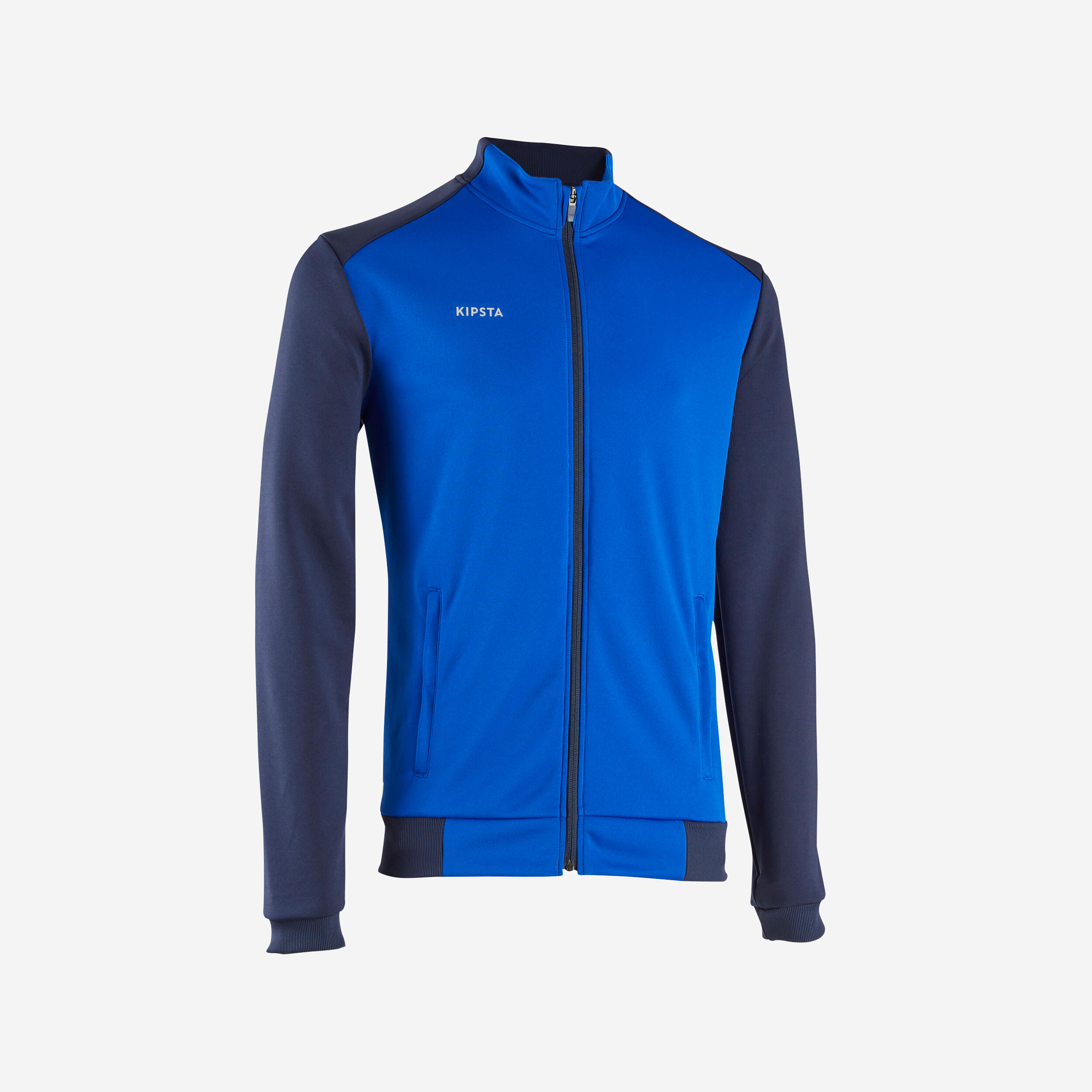 Kinder Fußball Jacke - Essential Club Zip blau