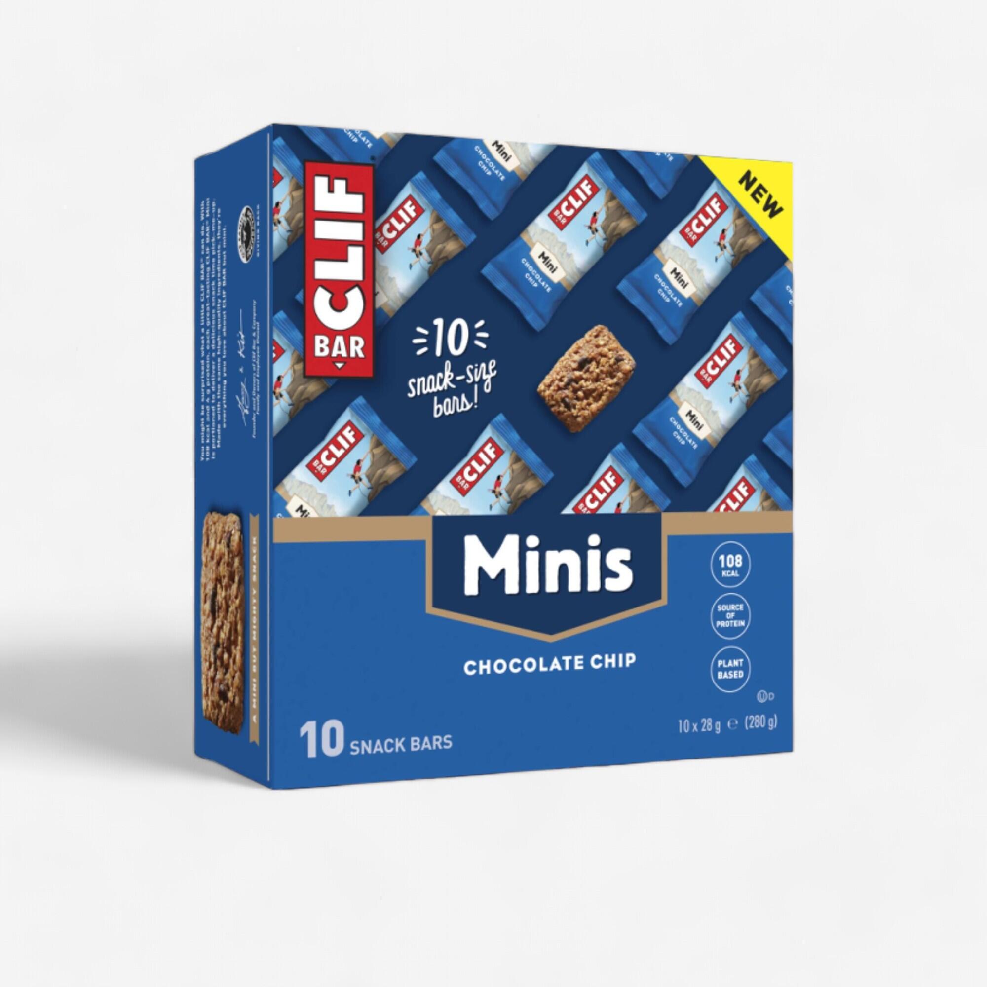 Energie Riegel Schokoladensplitter 10 × 28 g - Mini Clif
