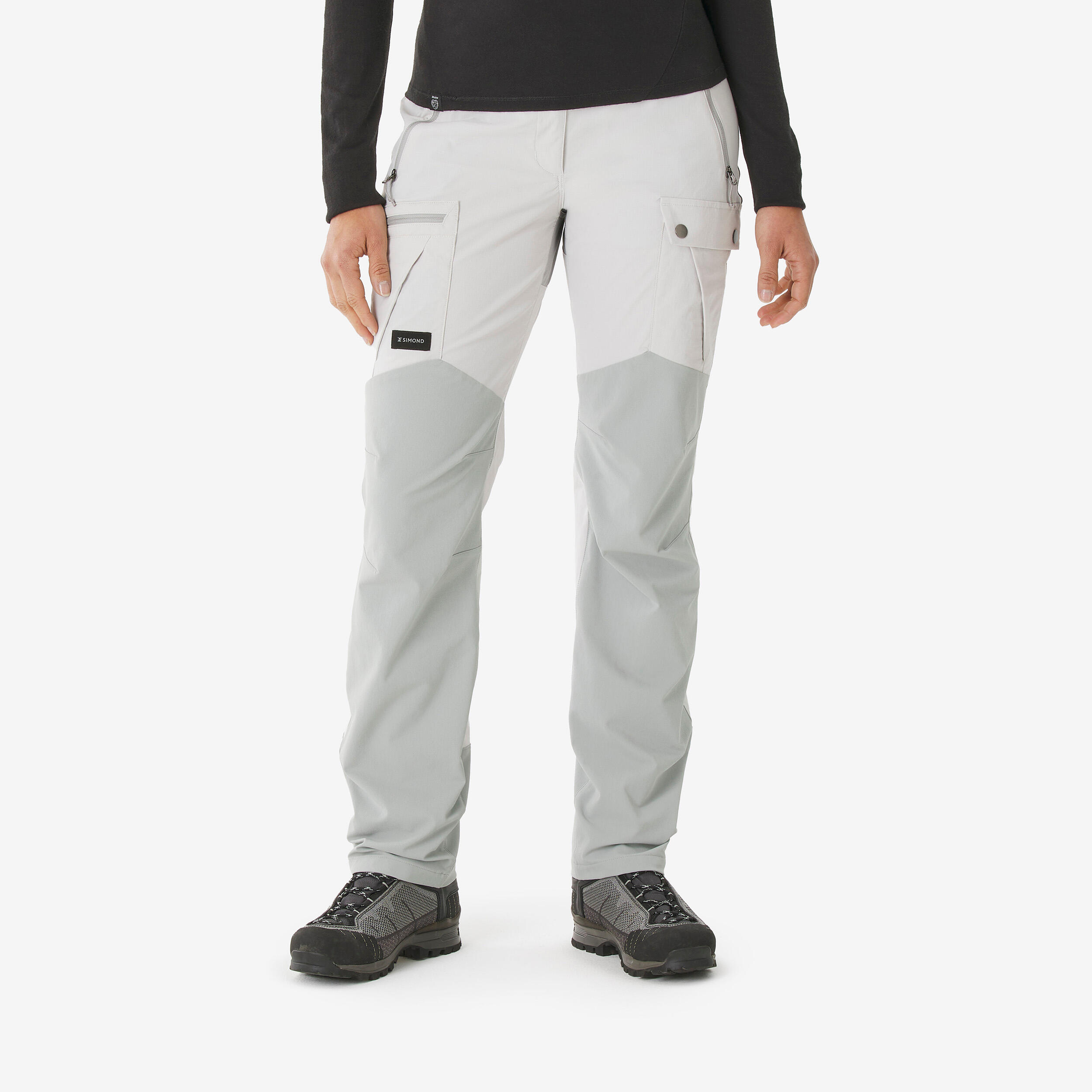 Trekkinghose Damen robust - MT500 grau