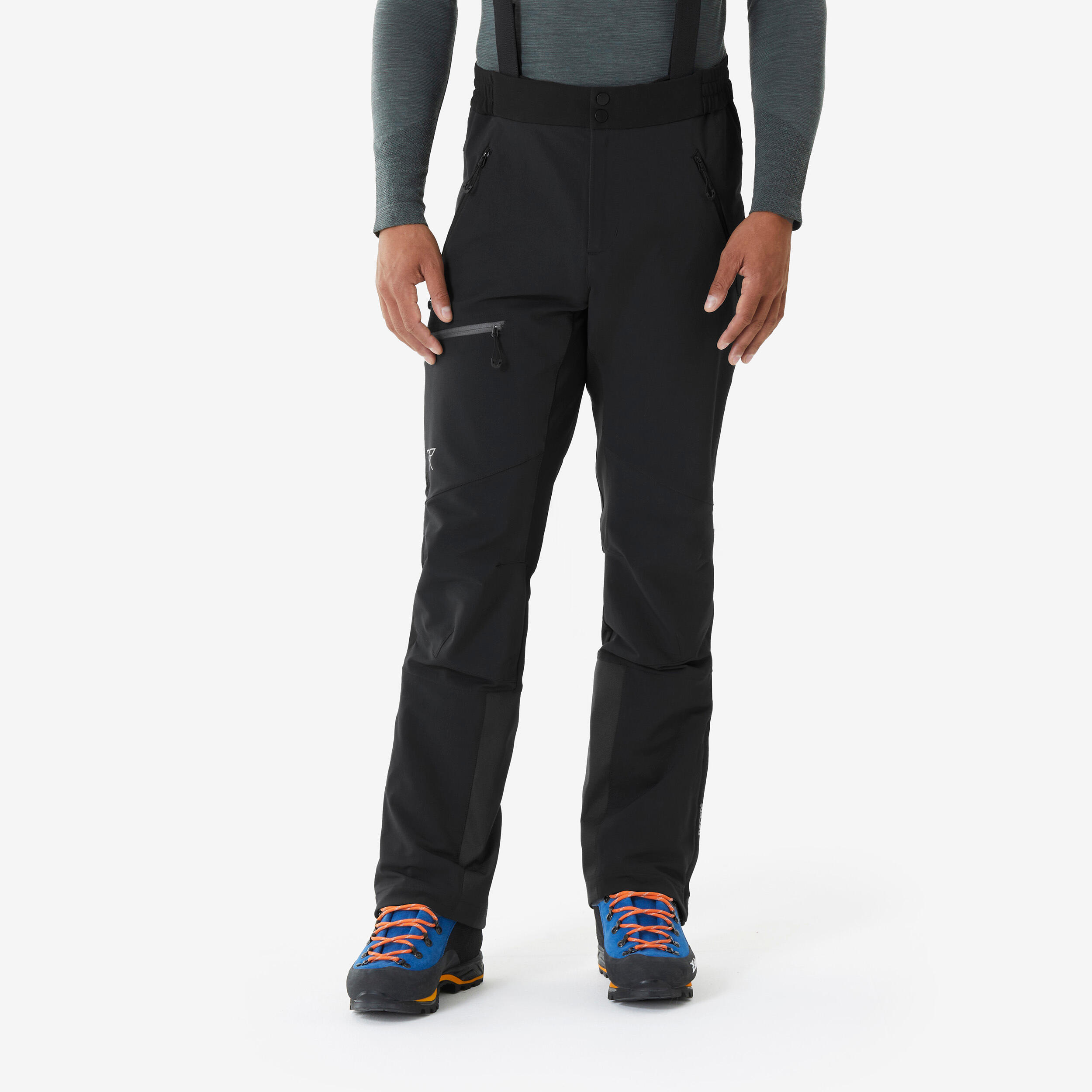 Herren Softshellhose warm - Alpinism schwarz