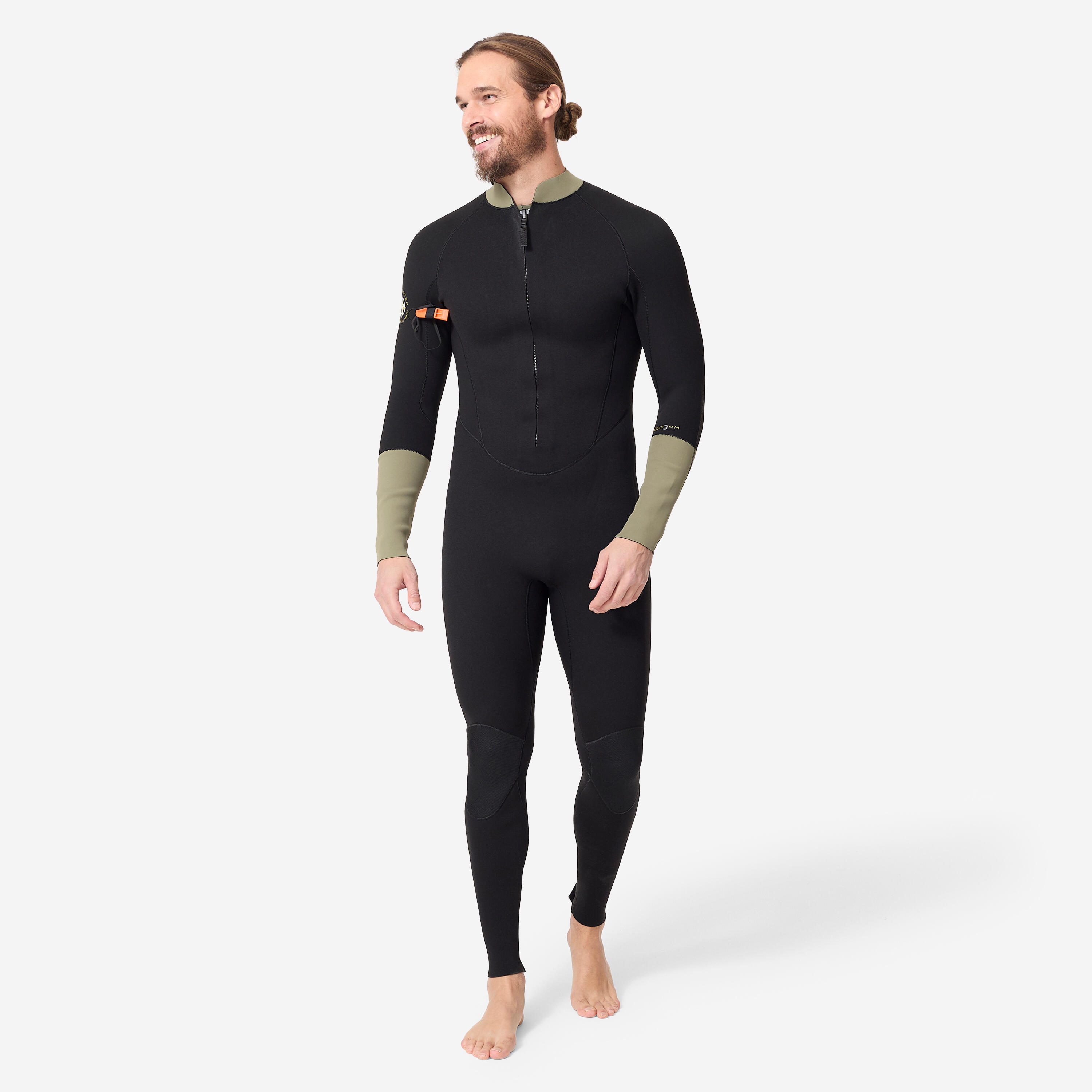 Neoprenanzug Wasserwandern Herren 3/2 mm Zweiwege-Reißverschluss - Classic
