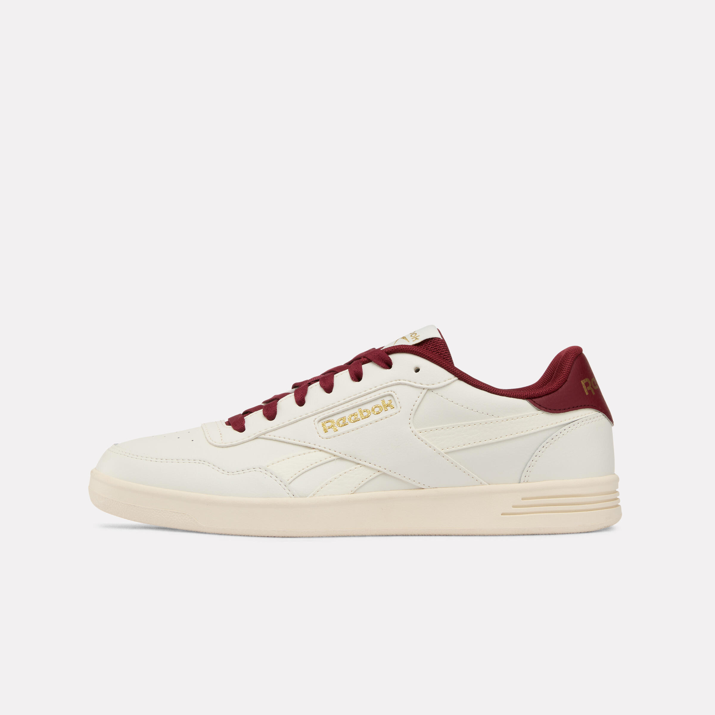 Reebok Fitnessschuhe Sneaker Herren - Court Advance weiß/bordeaux