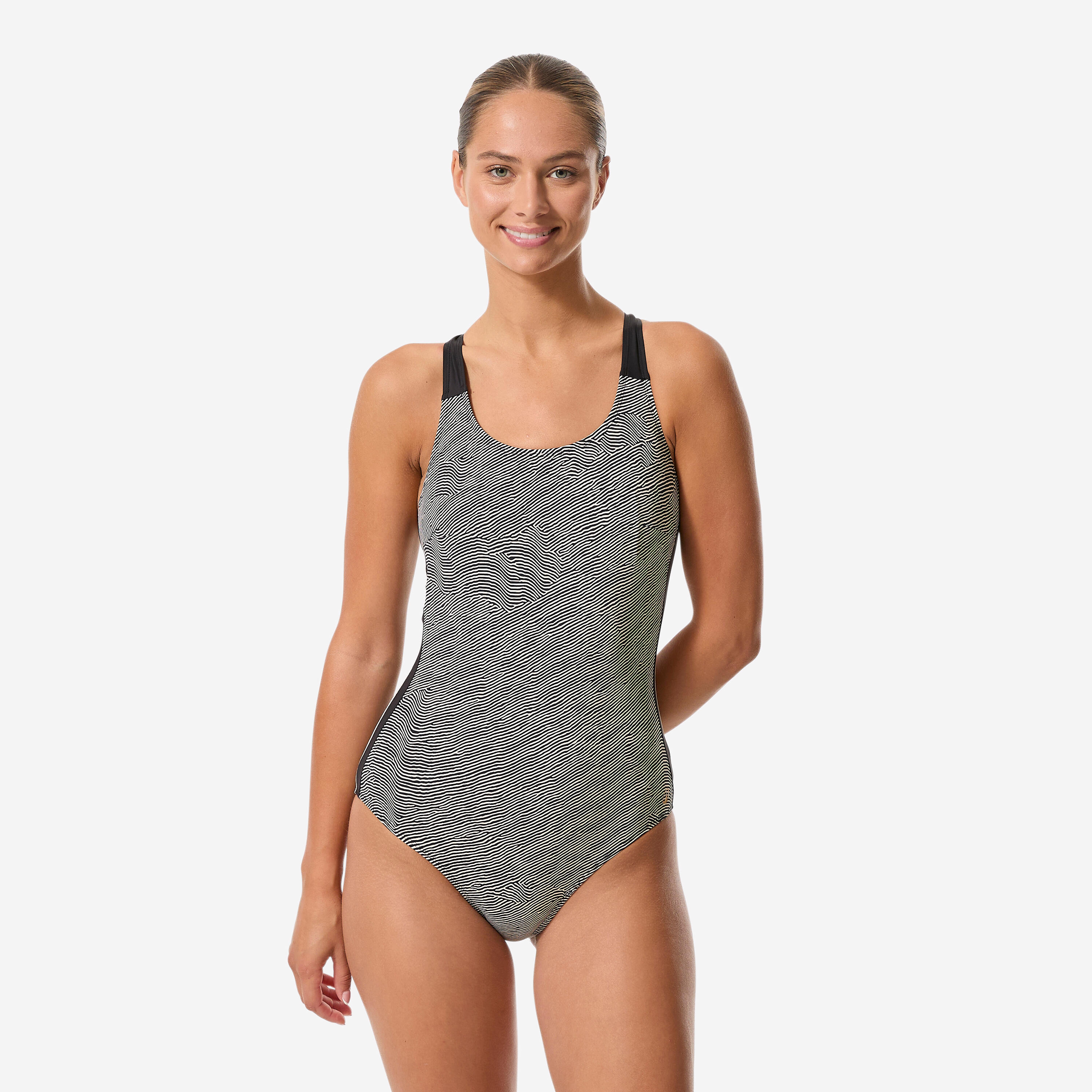 Badeanzug Aquagym Aqua-Cycling Damen - Sofi Sono beige