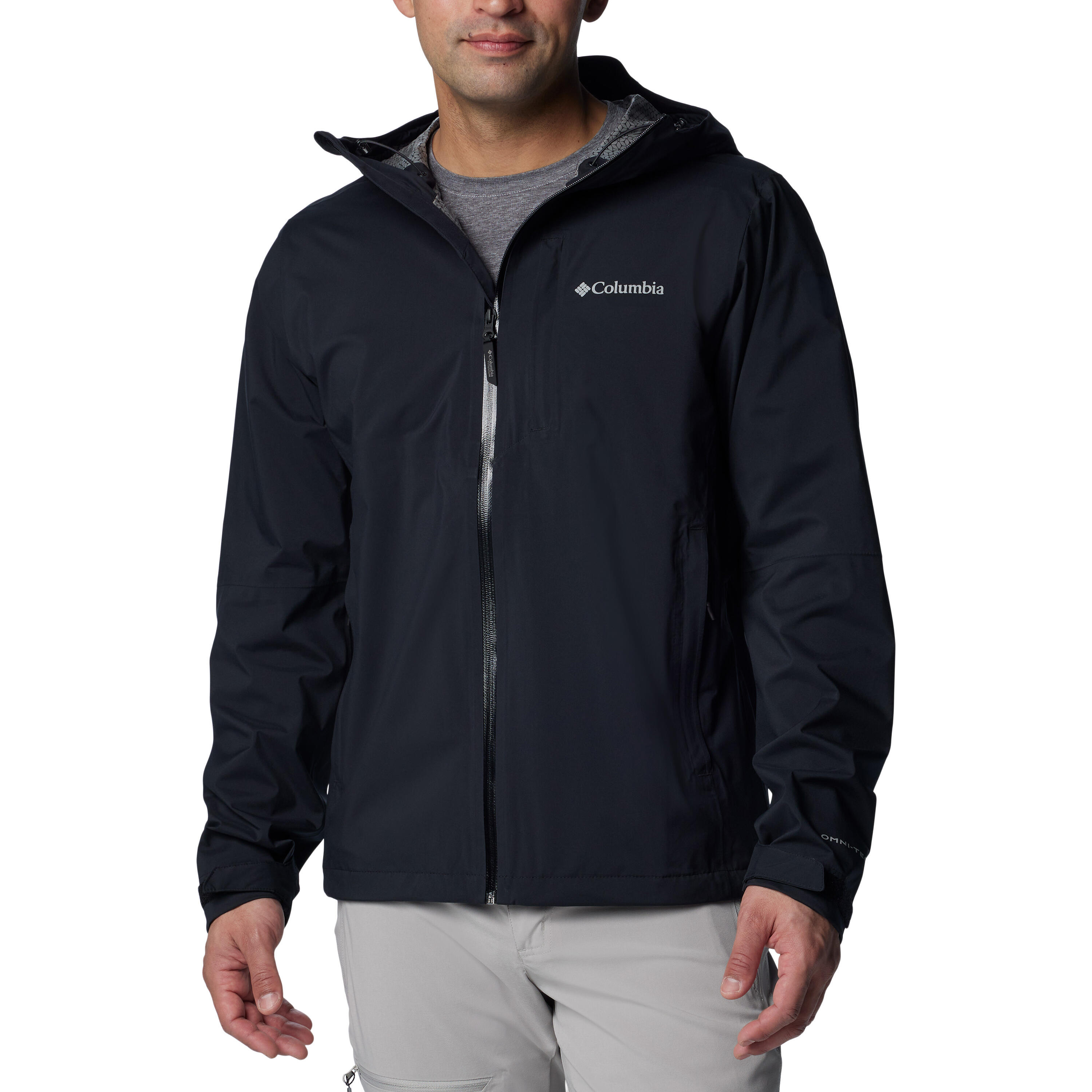 Wanderjacke Herren wasserdicht - Columbia Razorback schwarz