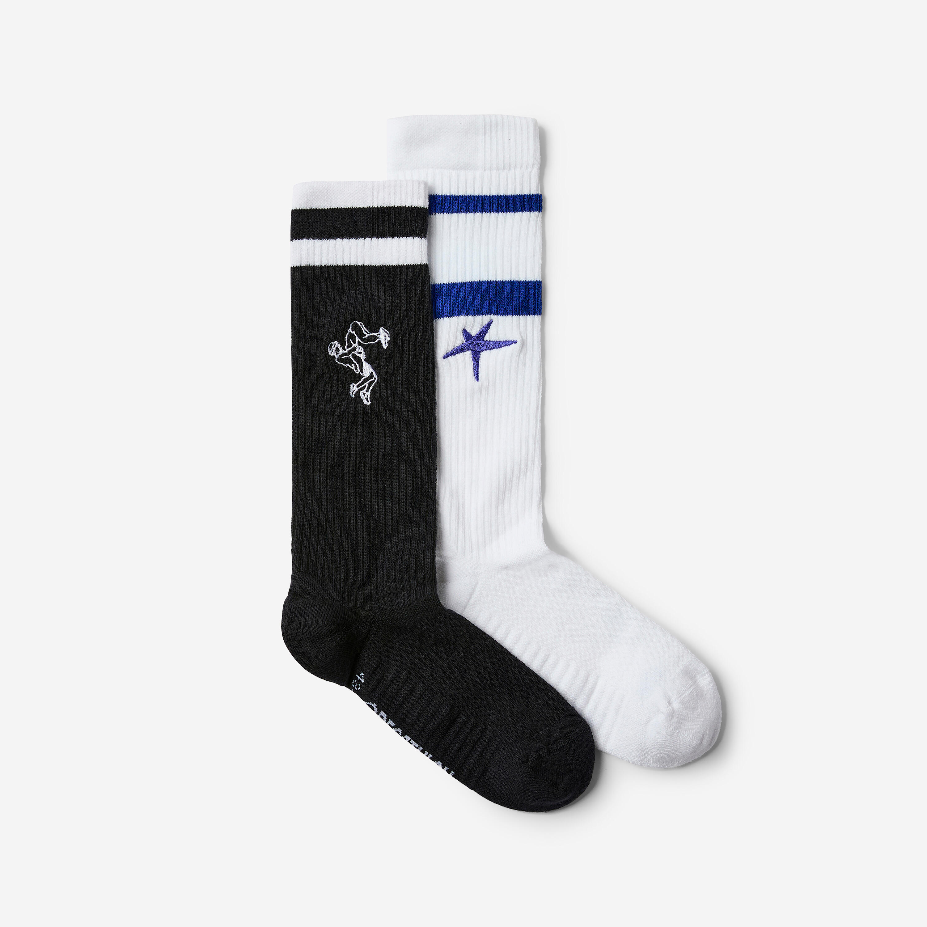 Socken 2er-Pack - Uppercute schwarz/weiß