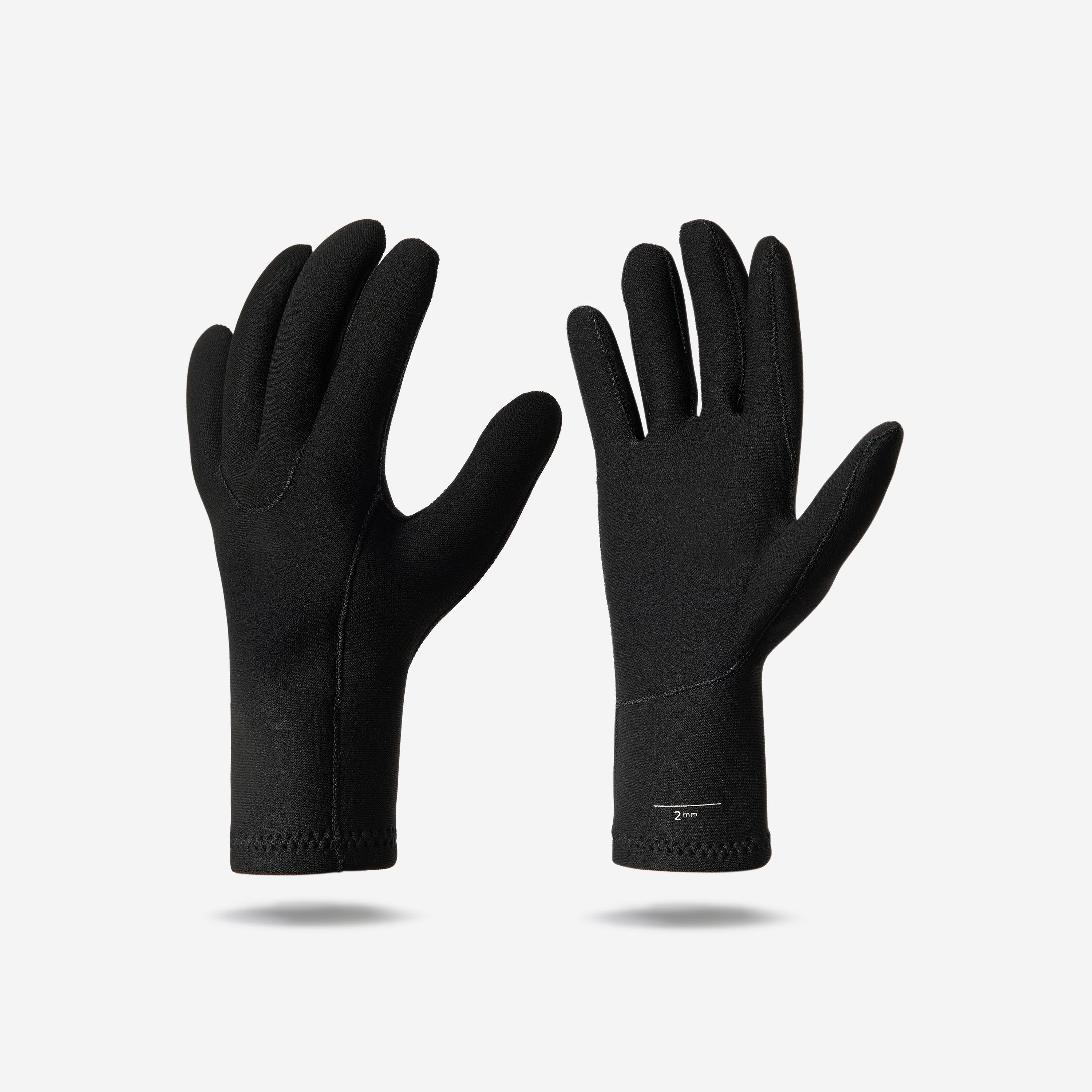 Tauchhandschuhe Neopren 2 mm - Essentiel schwarz