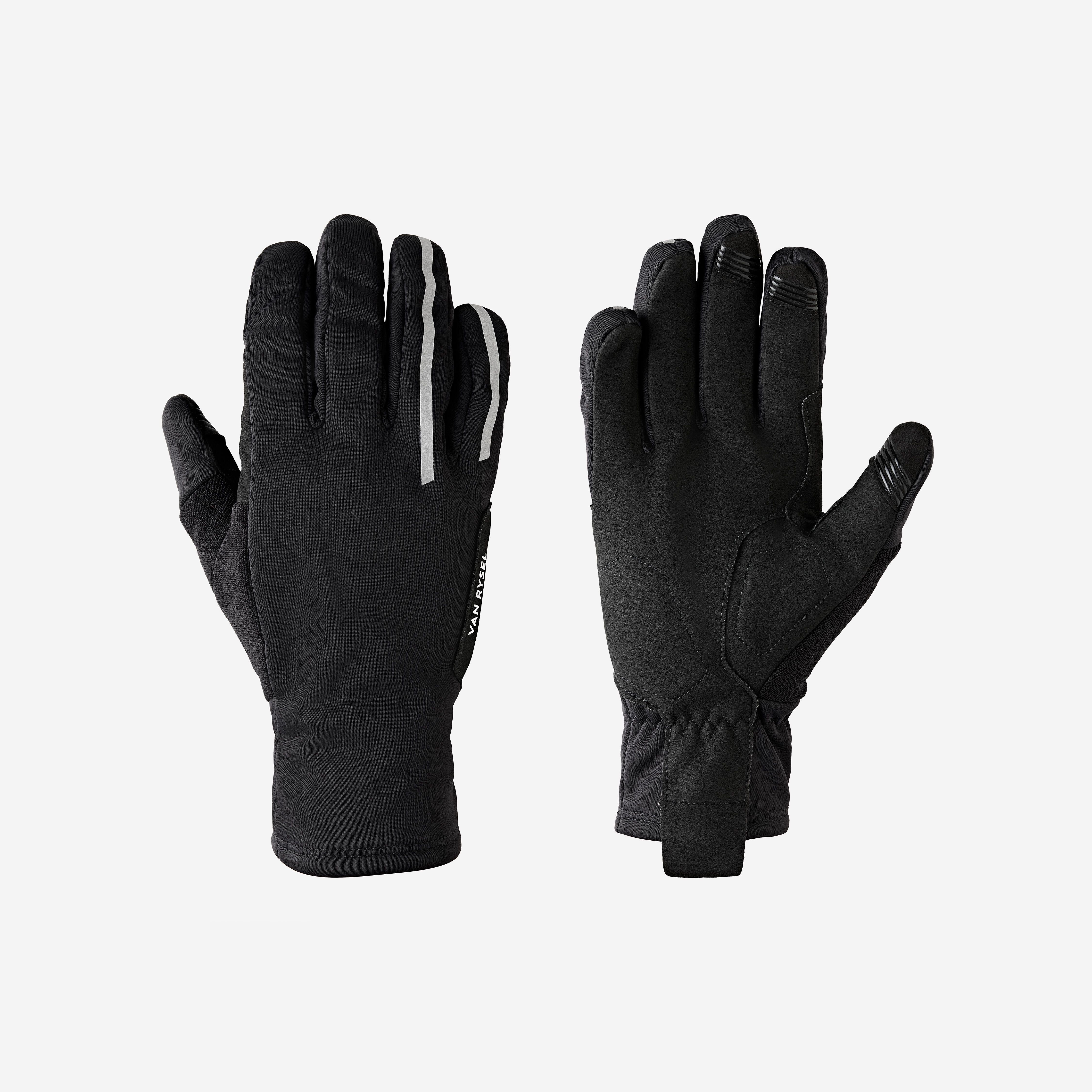 Winter-Fahrradhandschuhe 500 schwarz