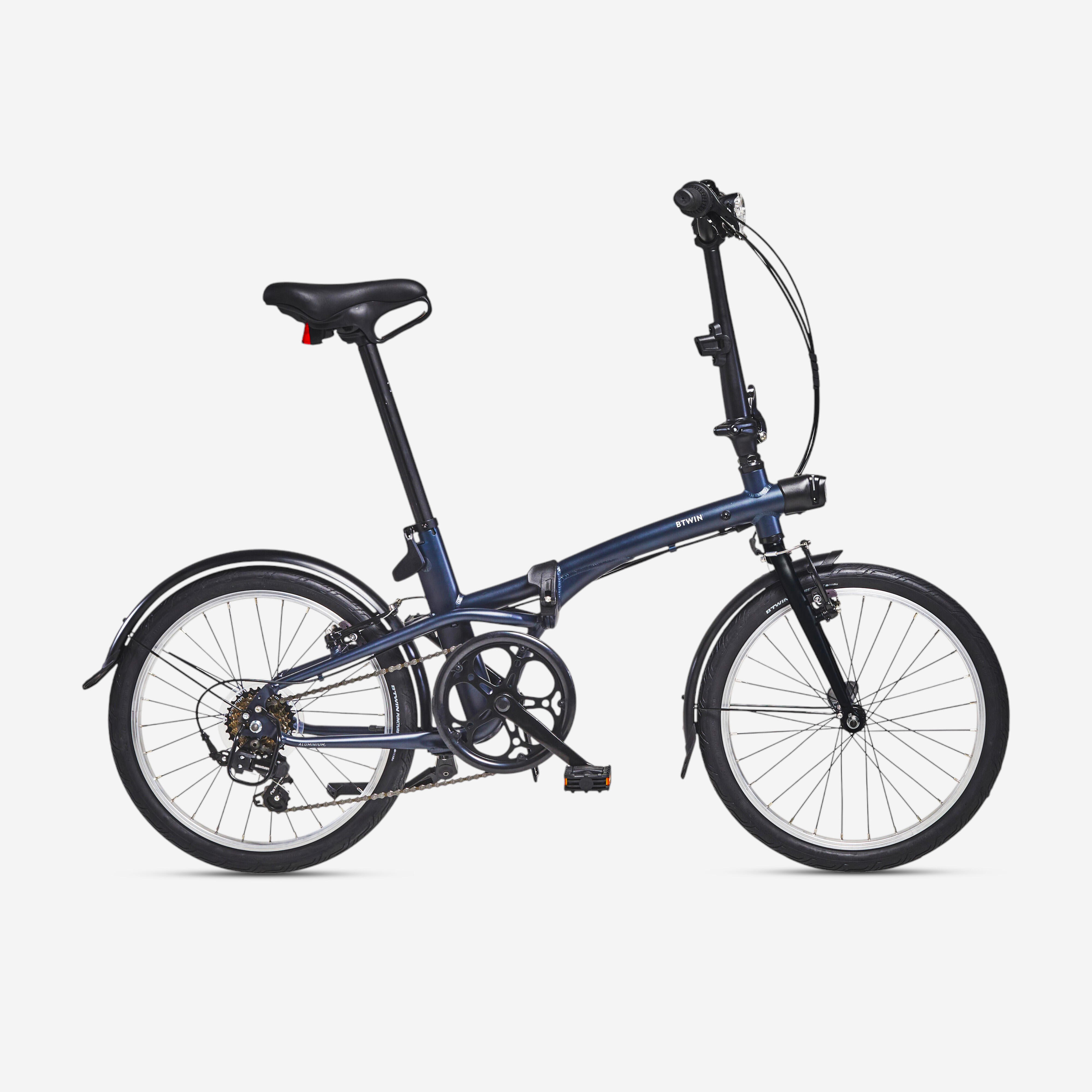 Faltrad Klapprad 20 Zoll Fold 500 dunkelblau