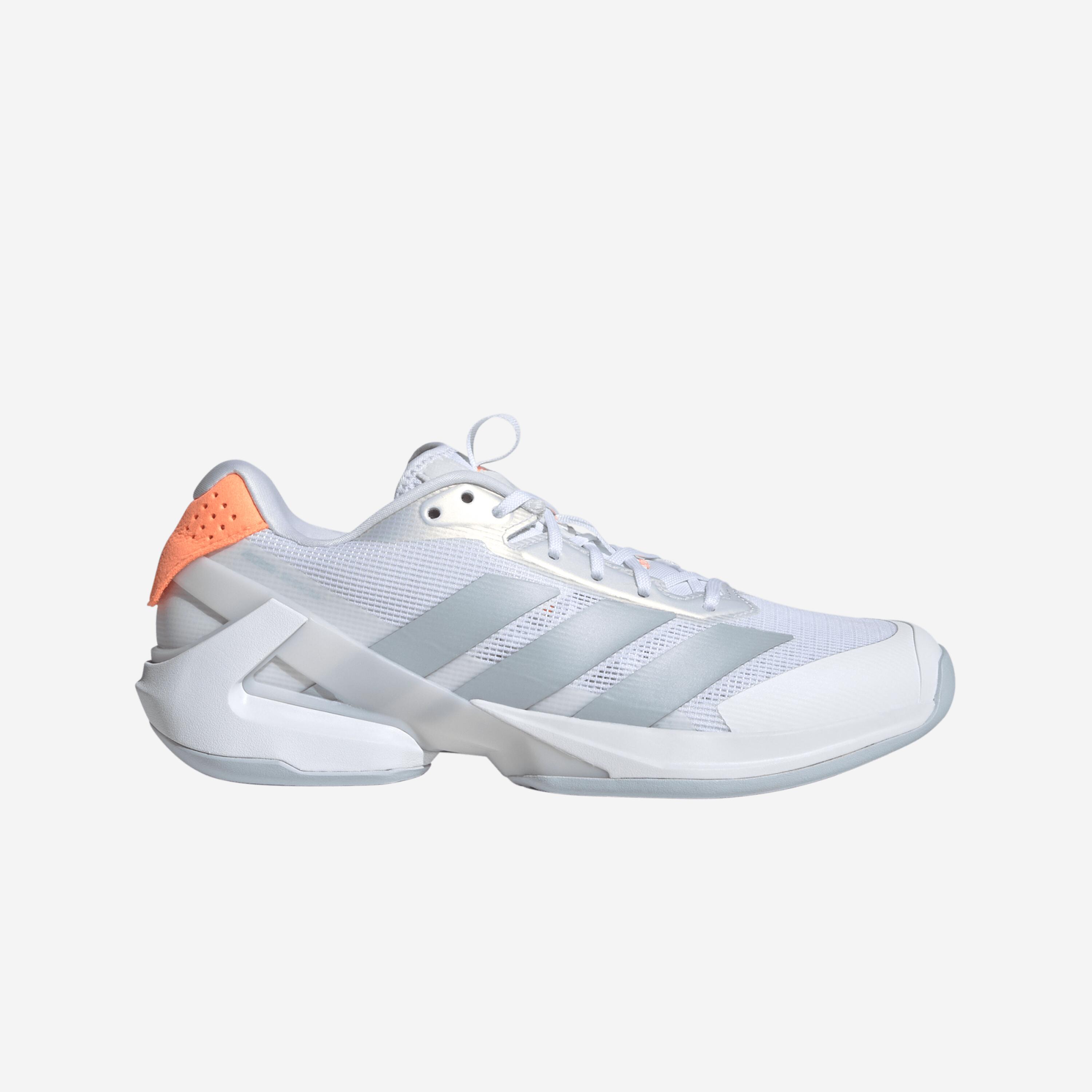Damen Tennisschuhe Multicourt - Ubersonic 5 weiß/orange