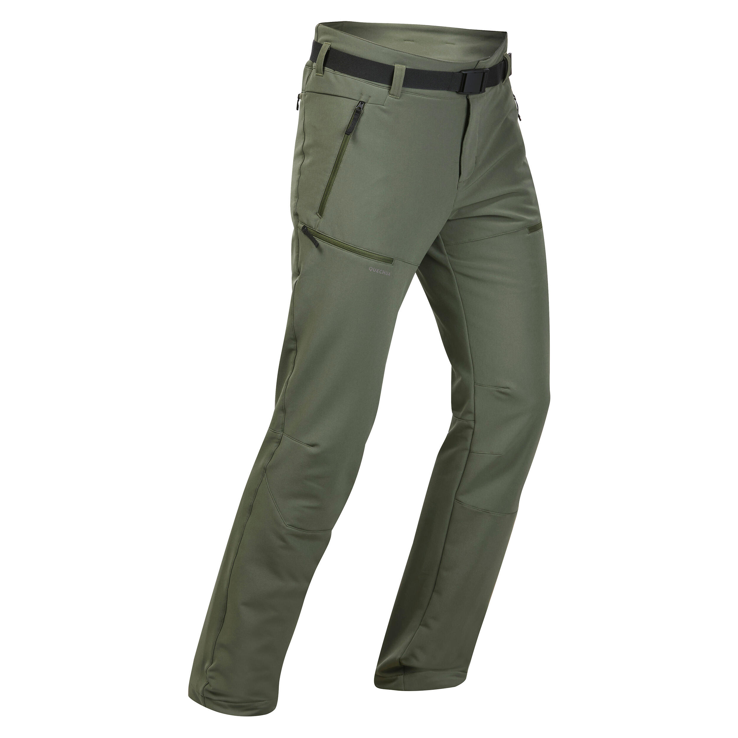 Wanderhose Herren warm wasserabweisend - SH500 grün