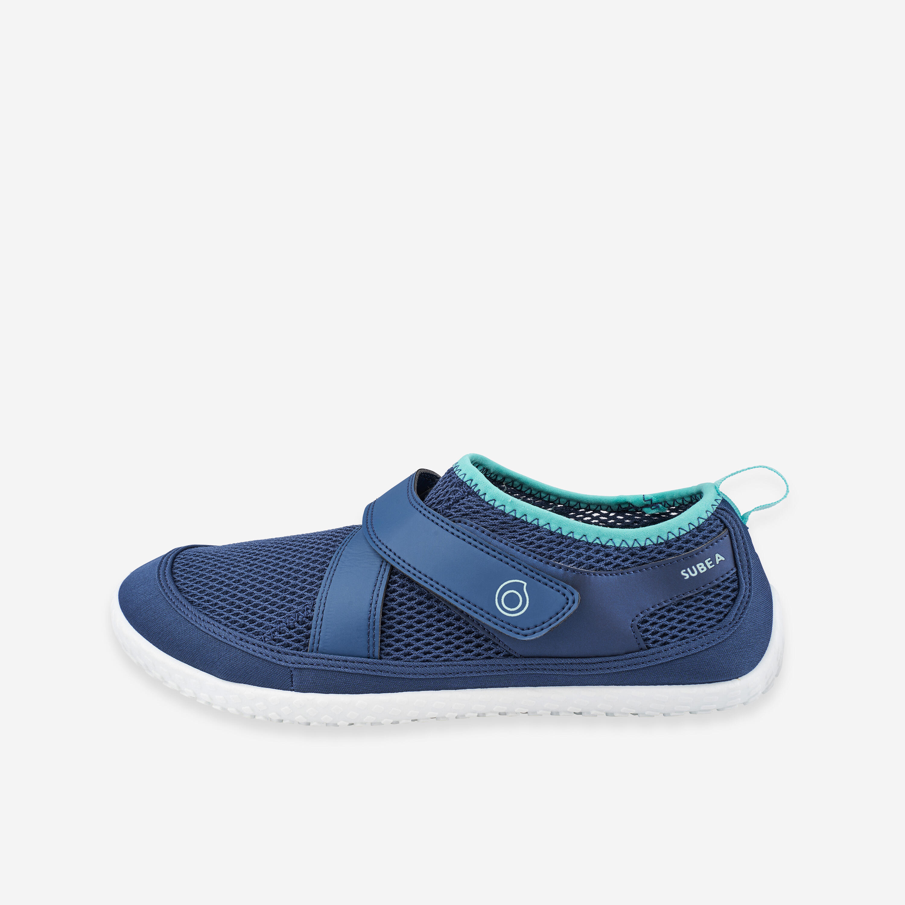 Aquaschuhe Damen/Herren Klettband 500 türkis