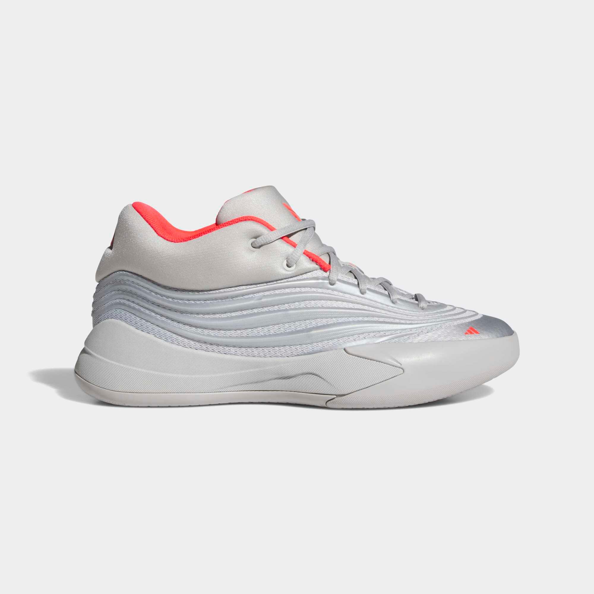 Damen/Herren Basketballschuhe - ADIDAS Dame X silbergrau „Damian Lillard“