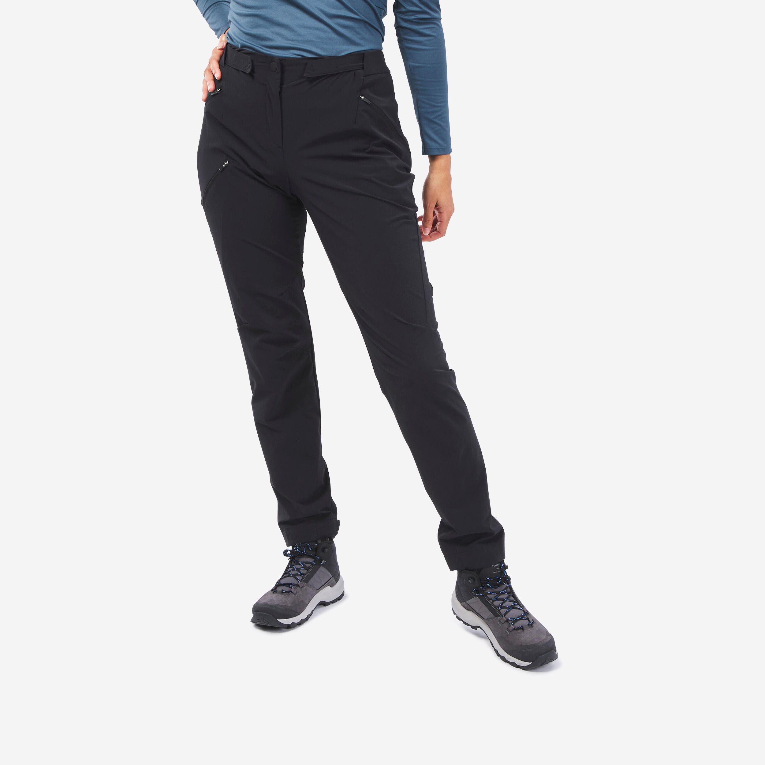 Wanderhose Damen - MH500 schwarz
