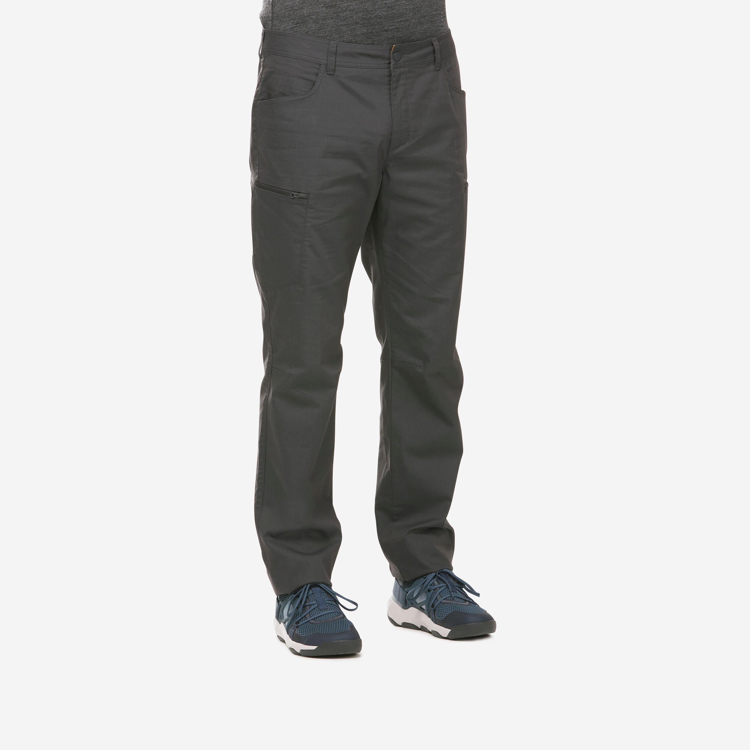 Wanderhose Herren - NH500 Regular grau