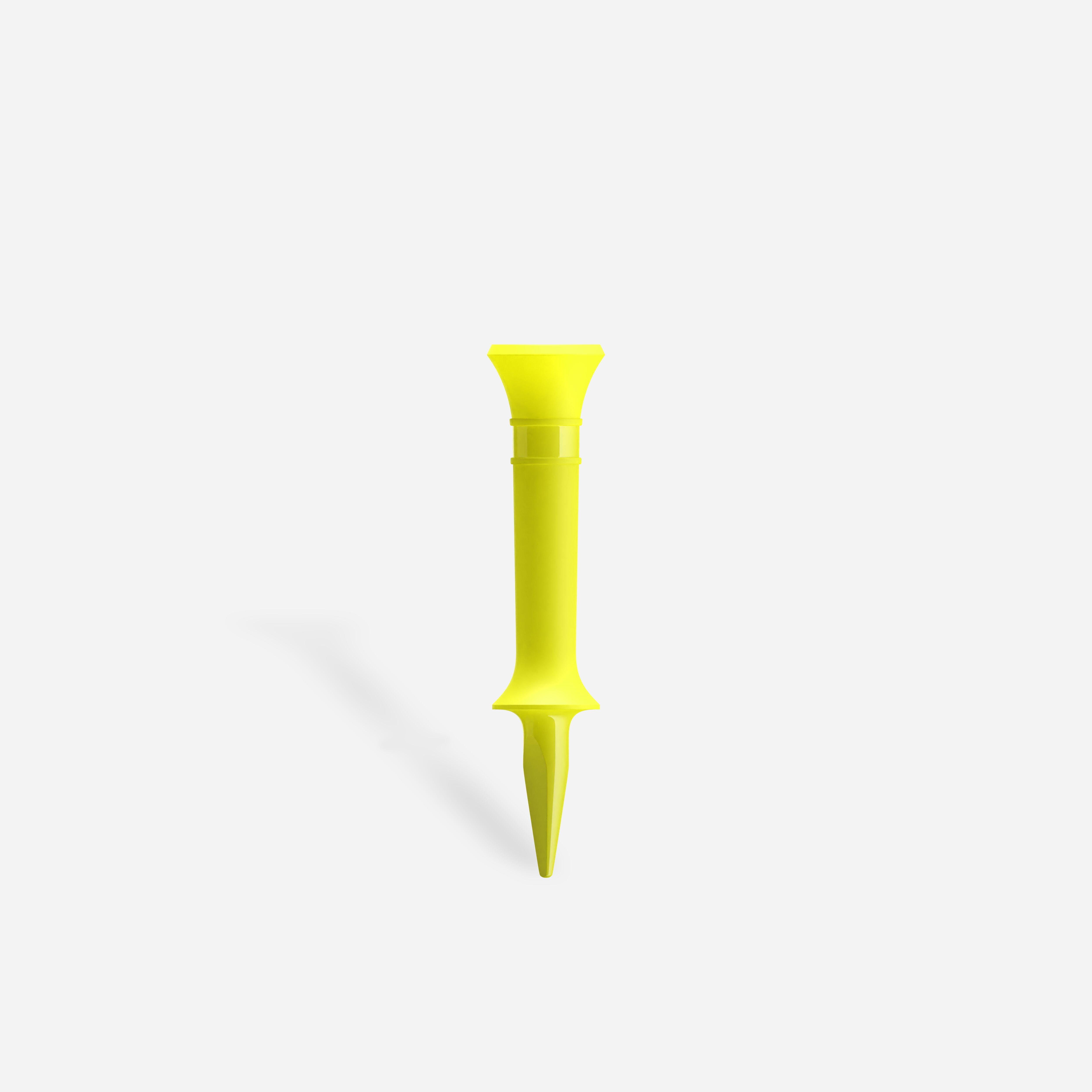 Golf Tees Kunststoff abgestuft 40 mm 10 Stück gelb