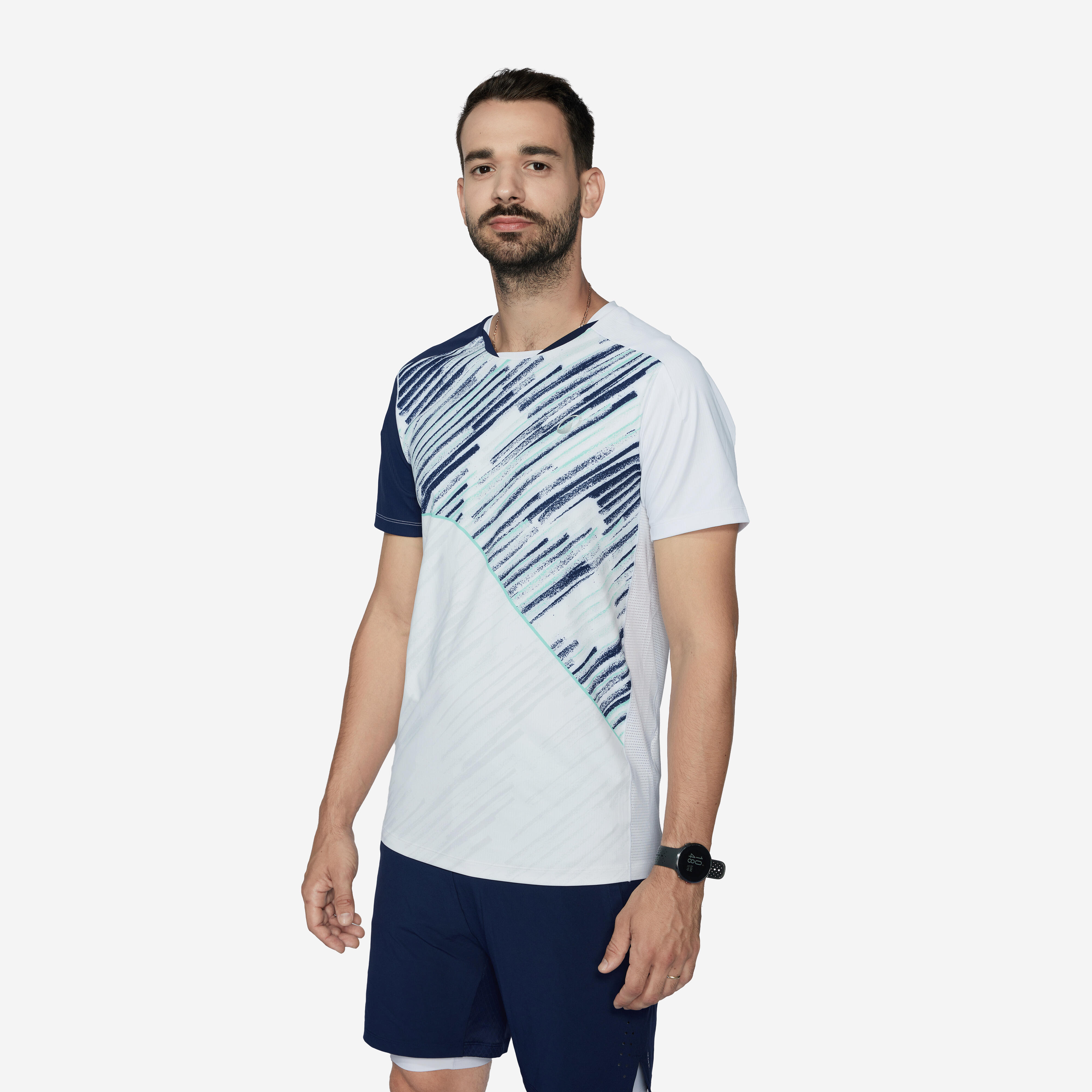 Herren Badminton T-Shirt - 990 Perform navy