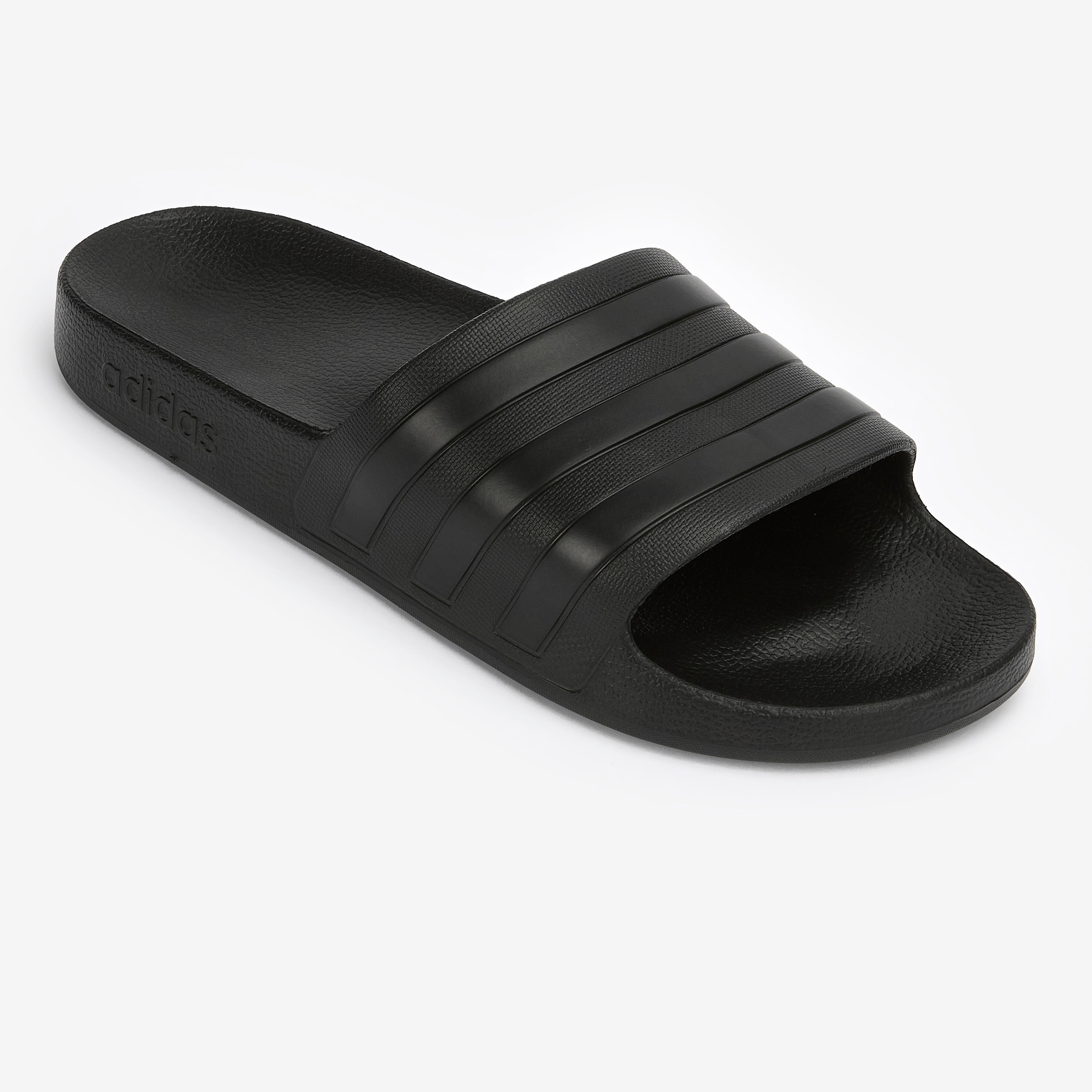 Badelatschen Herren/Damen - Adilette Aqua schwarz