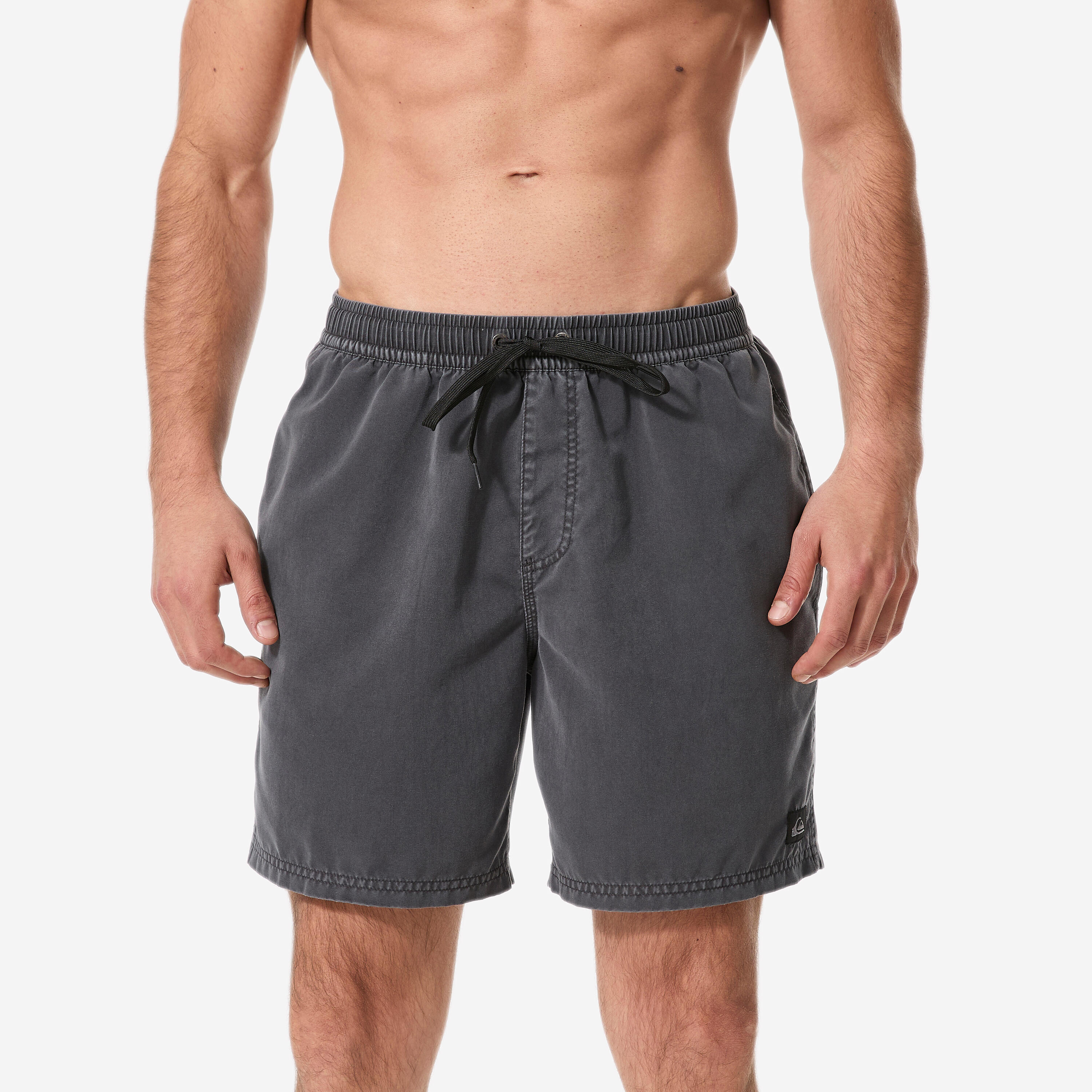 Boardshorts halblang mit Gummibund 17'' schwarz