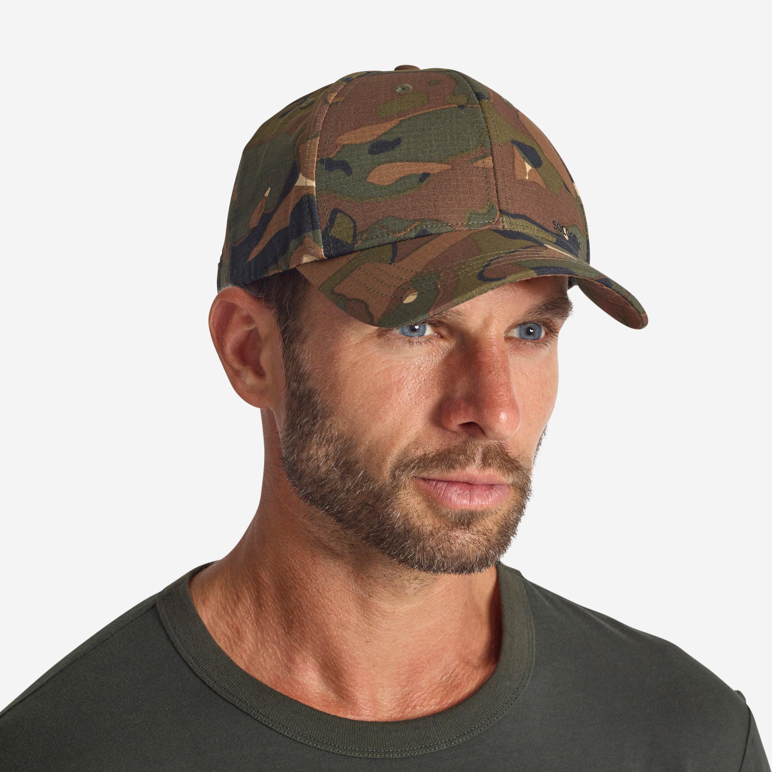 Schirmmütze WOODLAND 500 strapazierfähig camouflage/grün/braun