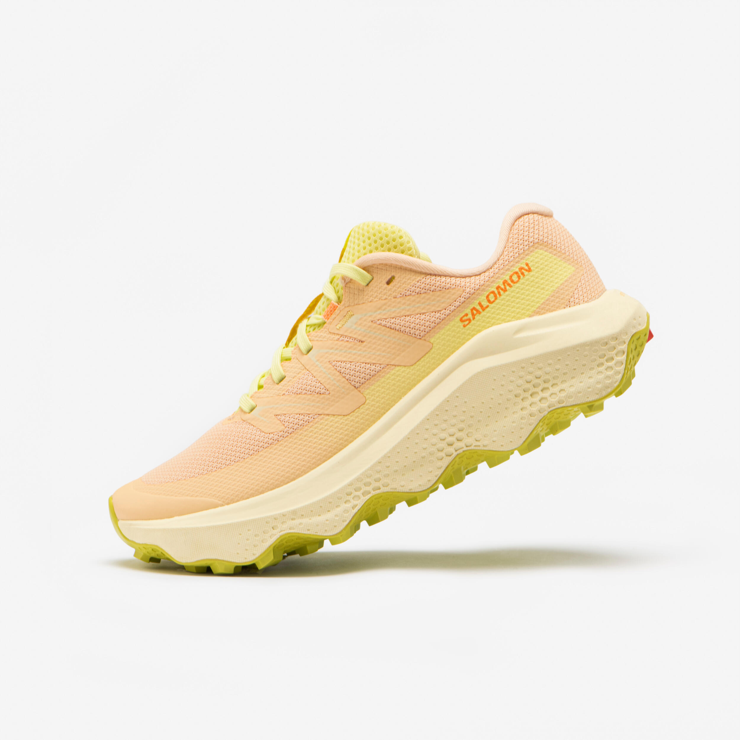 Trailrunningschuhe Damen Salomon - Ultra Flow 2 rosa/gelb