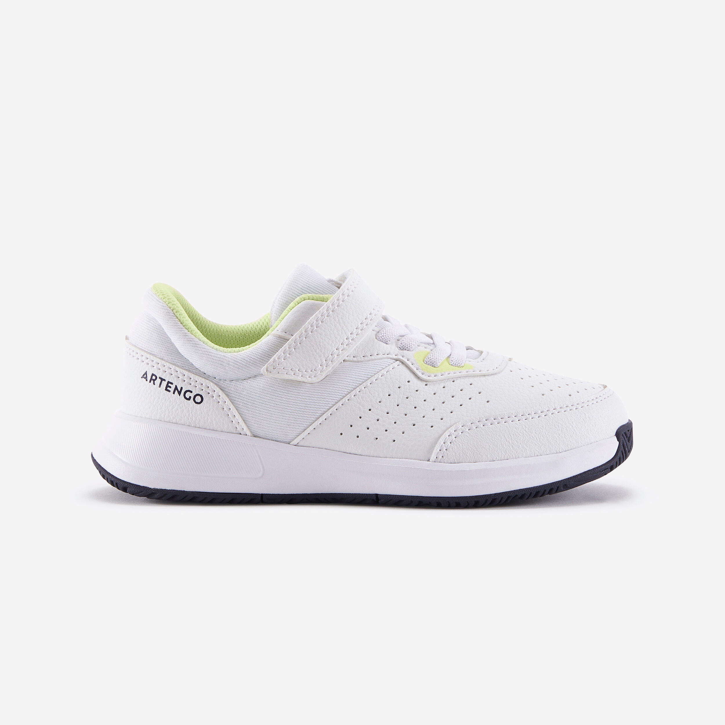 Kinder Tennisschuhe - Essentiel KD Turnschuhe mit Klettverschluss weiss/gelb
