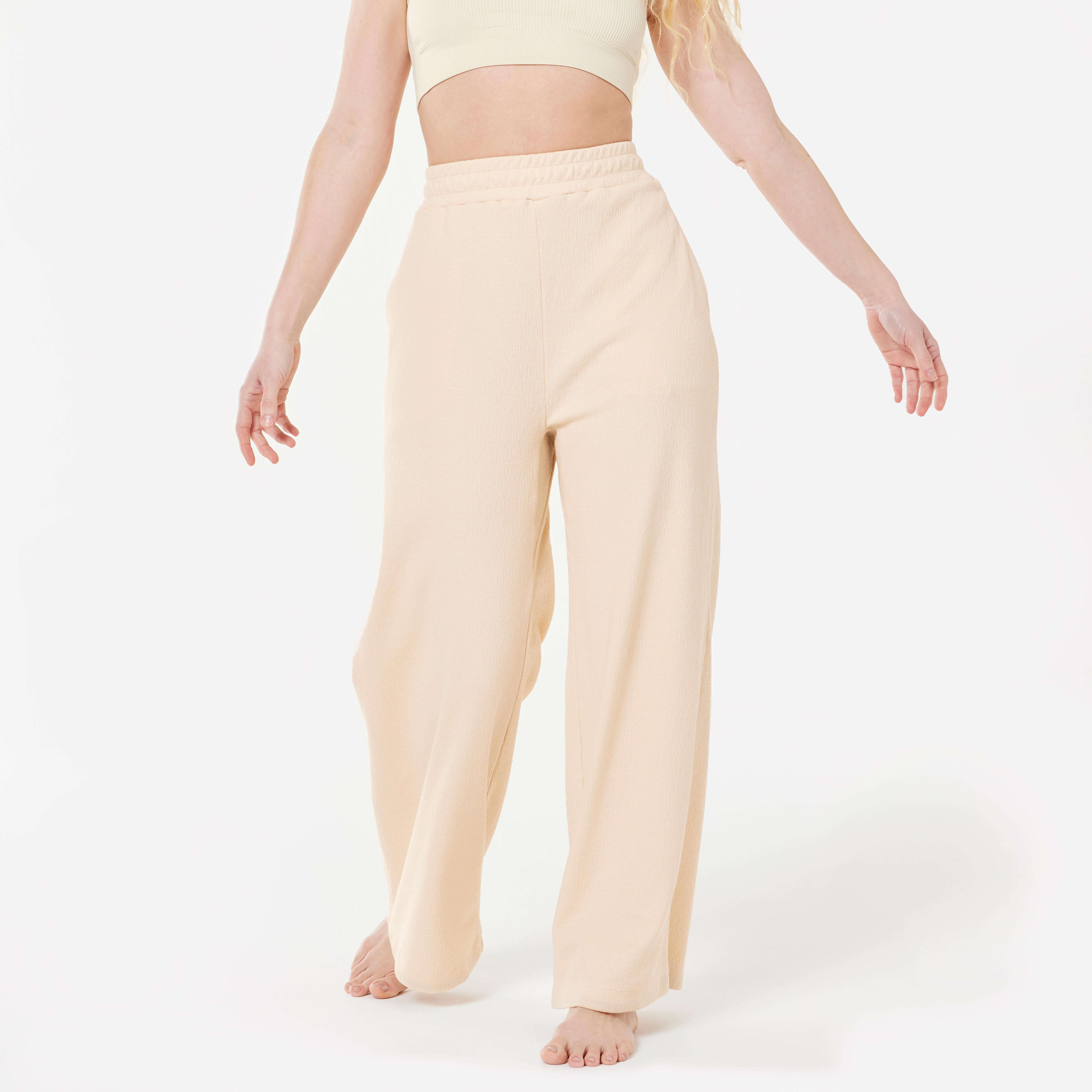 Yoga Hose Damen Retreat - cremefarben