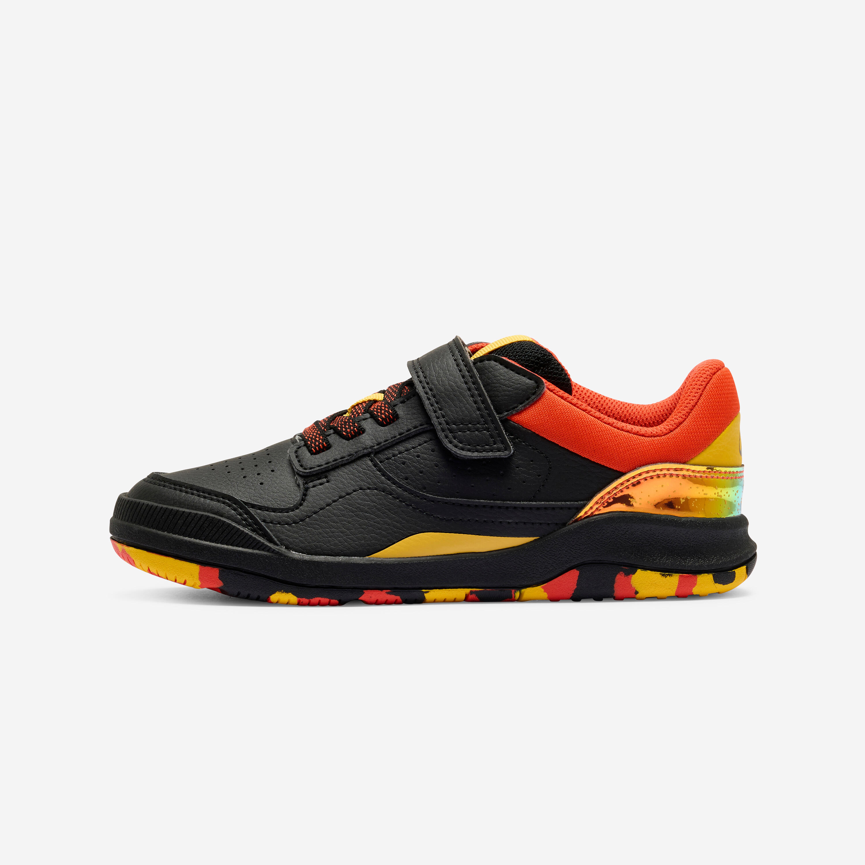 Sportschuhe Kinder robust - Playventure Yard schwarz/blau/lila
