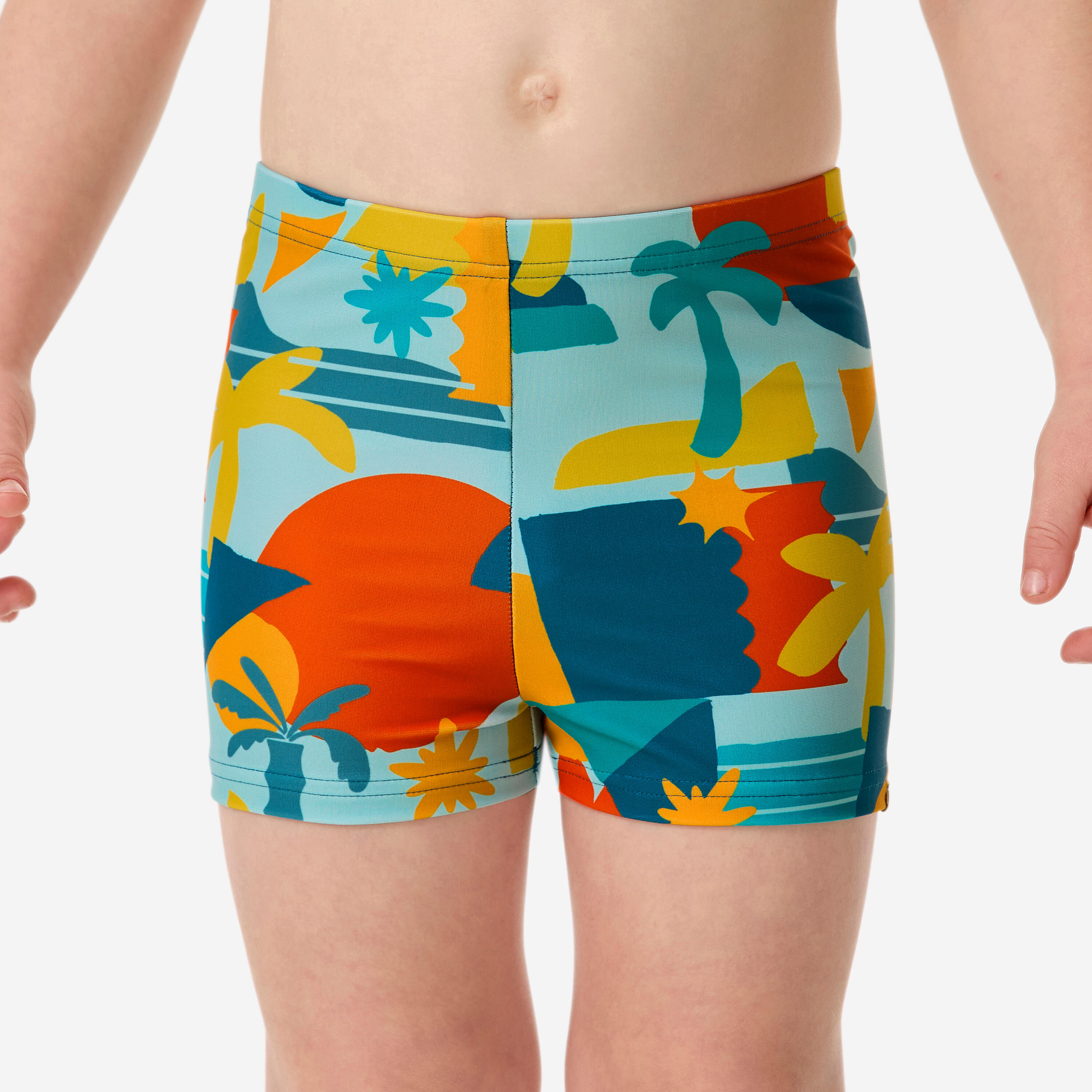 Badehose Boxer Baby/Kleinkind - Titou Popy blau