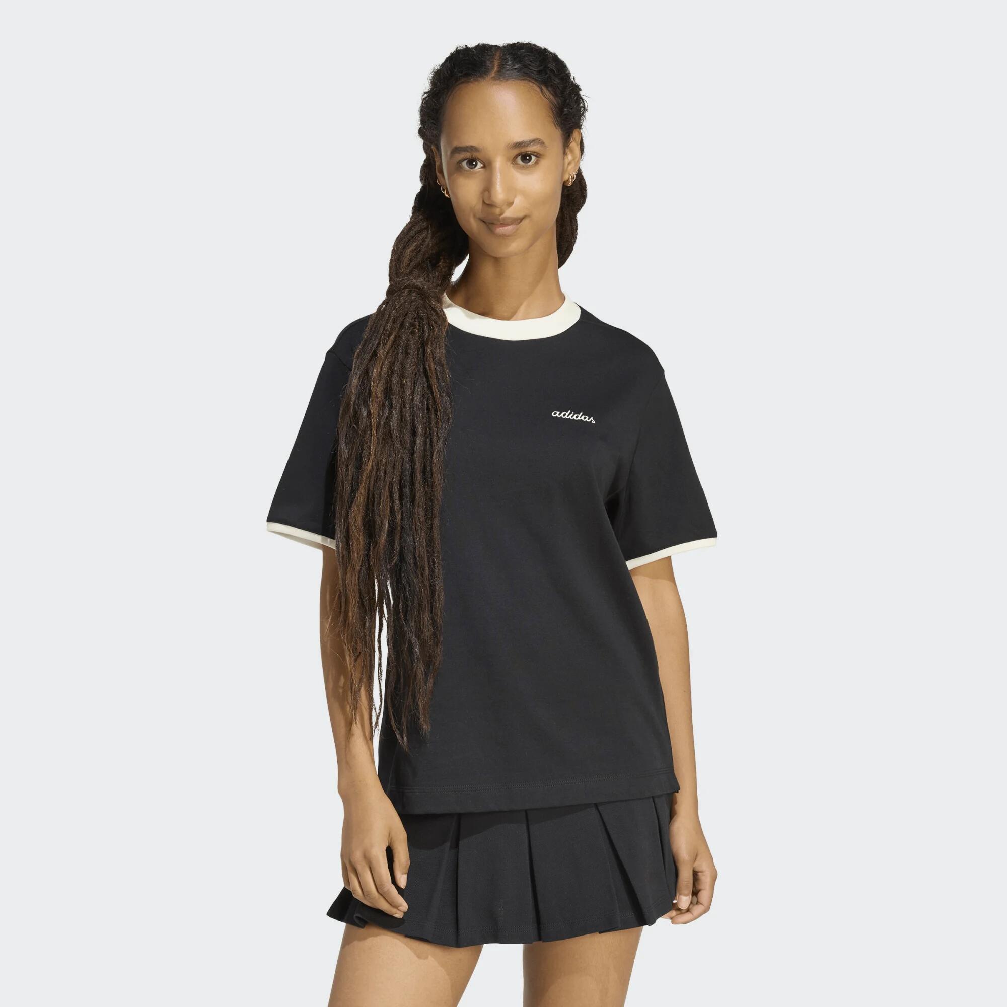 ADIDAS T-Shirt Damen - schwarz