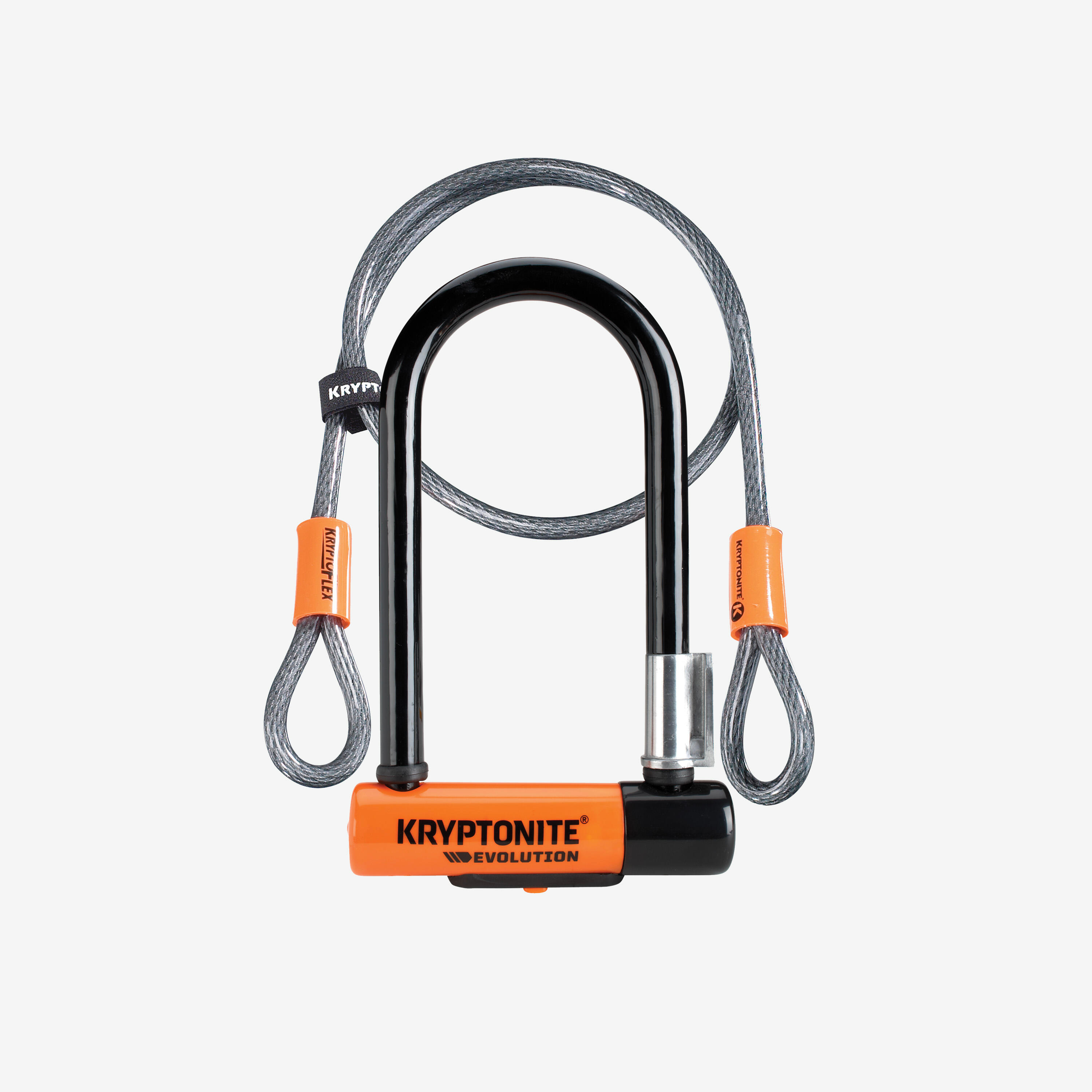 Fahrradschloss Bügelschloss Evolution Mini-7 mit Kryptoflex Kabel