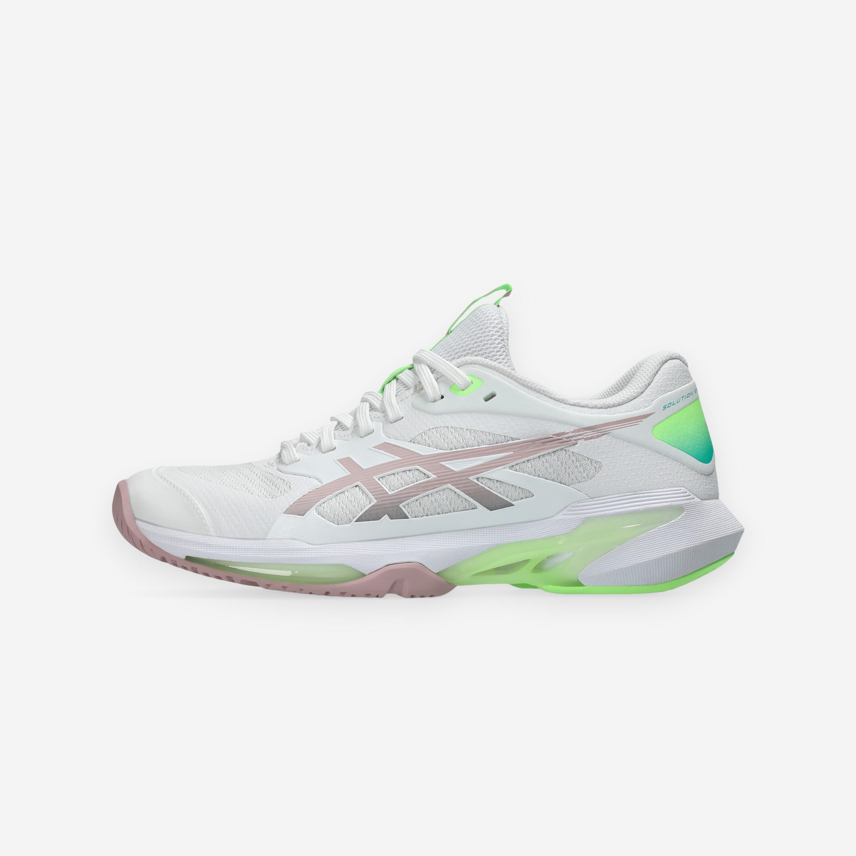 Damen Tennisschuhe Multicourt - Solution Speed FF 4 weiß/rosa