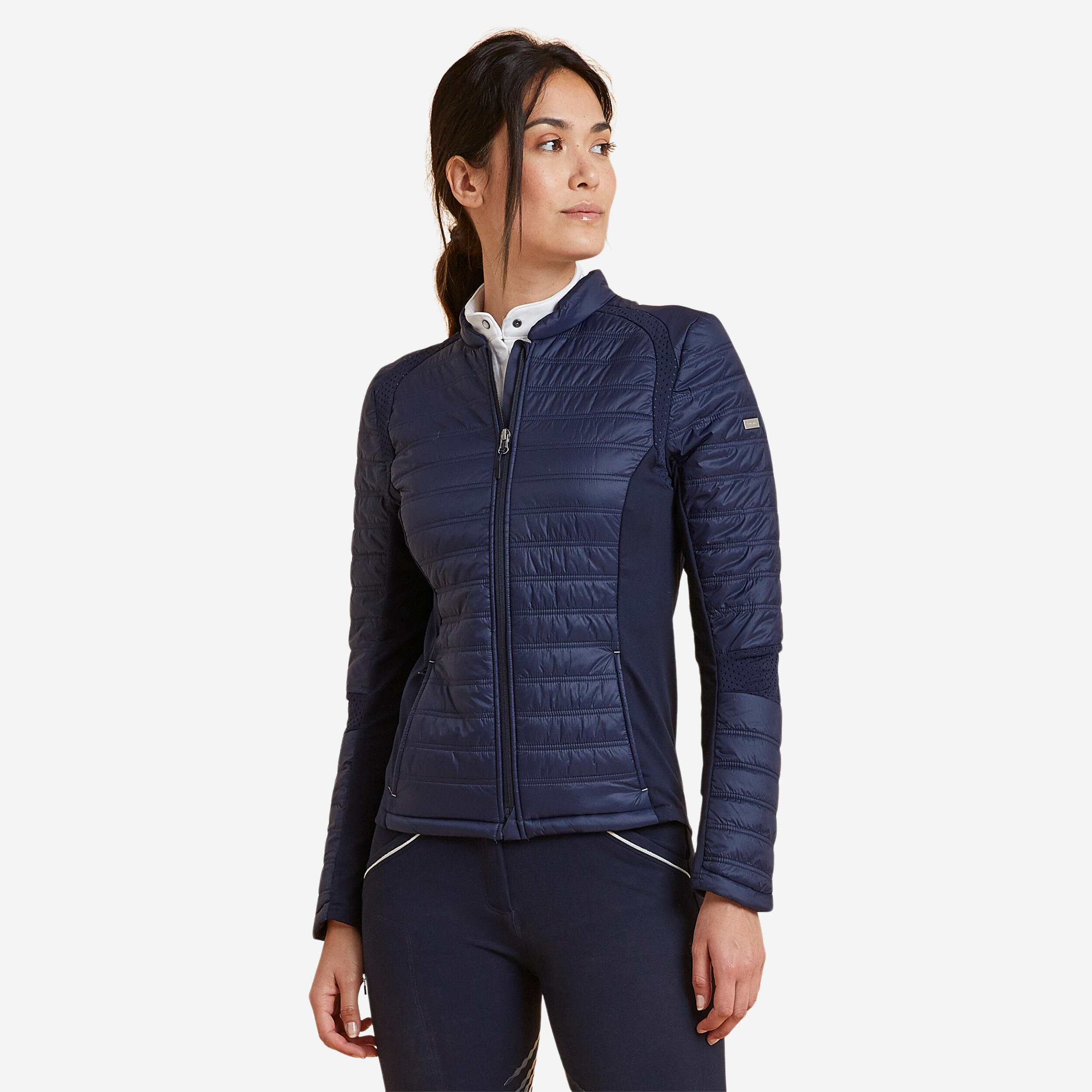 Reitjacke 900 Damen blau