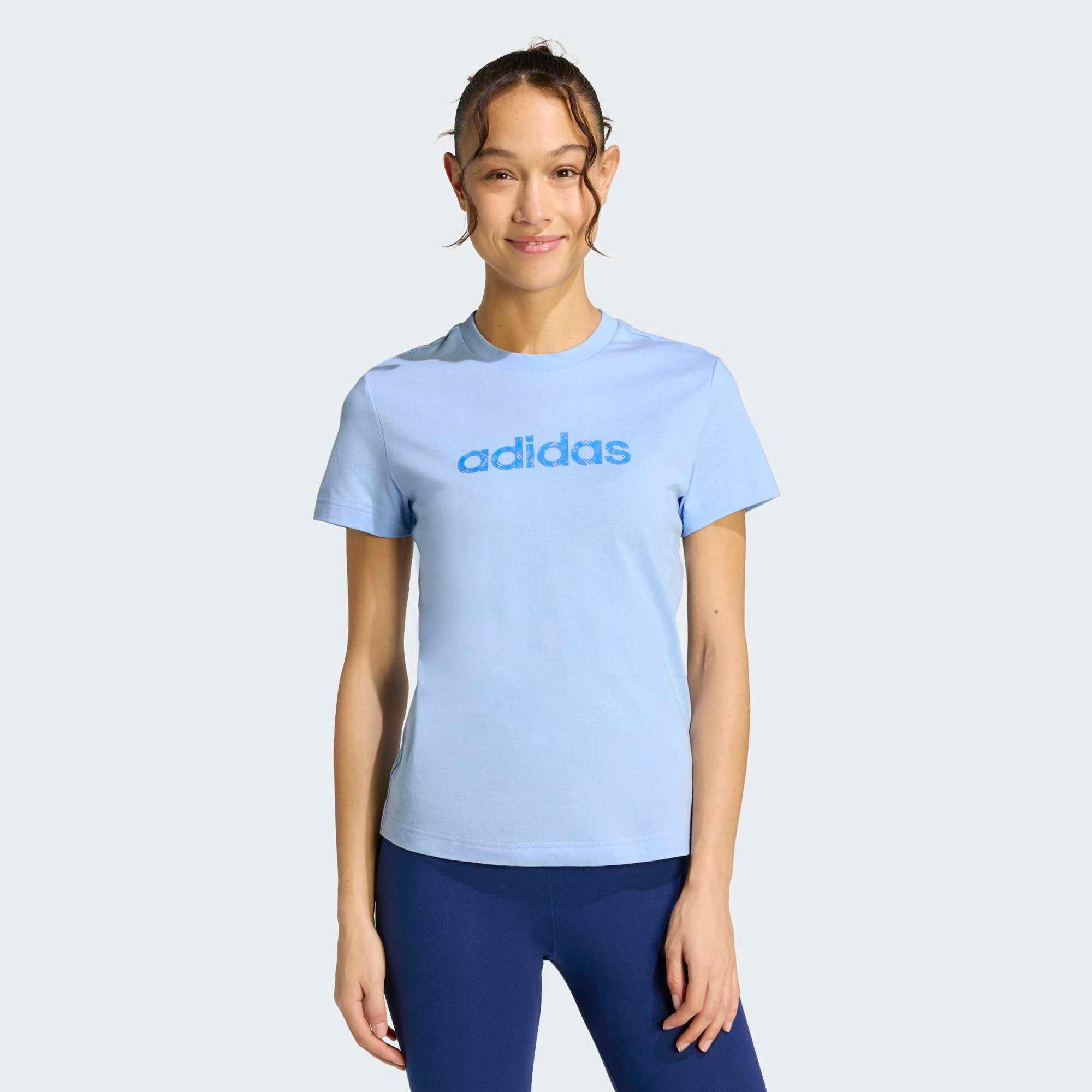 T-Shirt Damen Baumwolle - hellblau