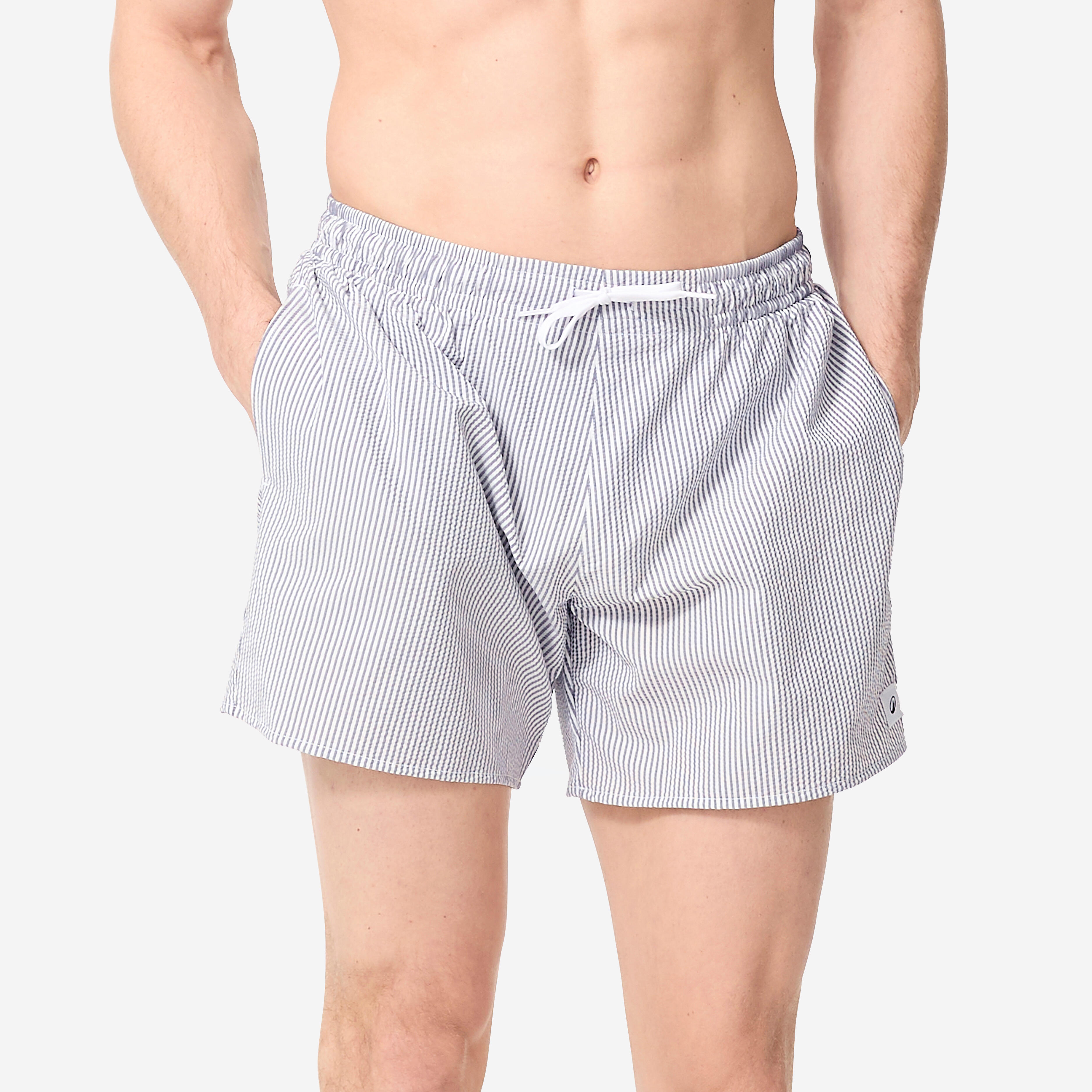 Boardshorts Herren kurz Struktur 100 15'' blau