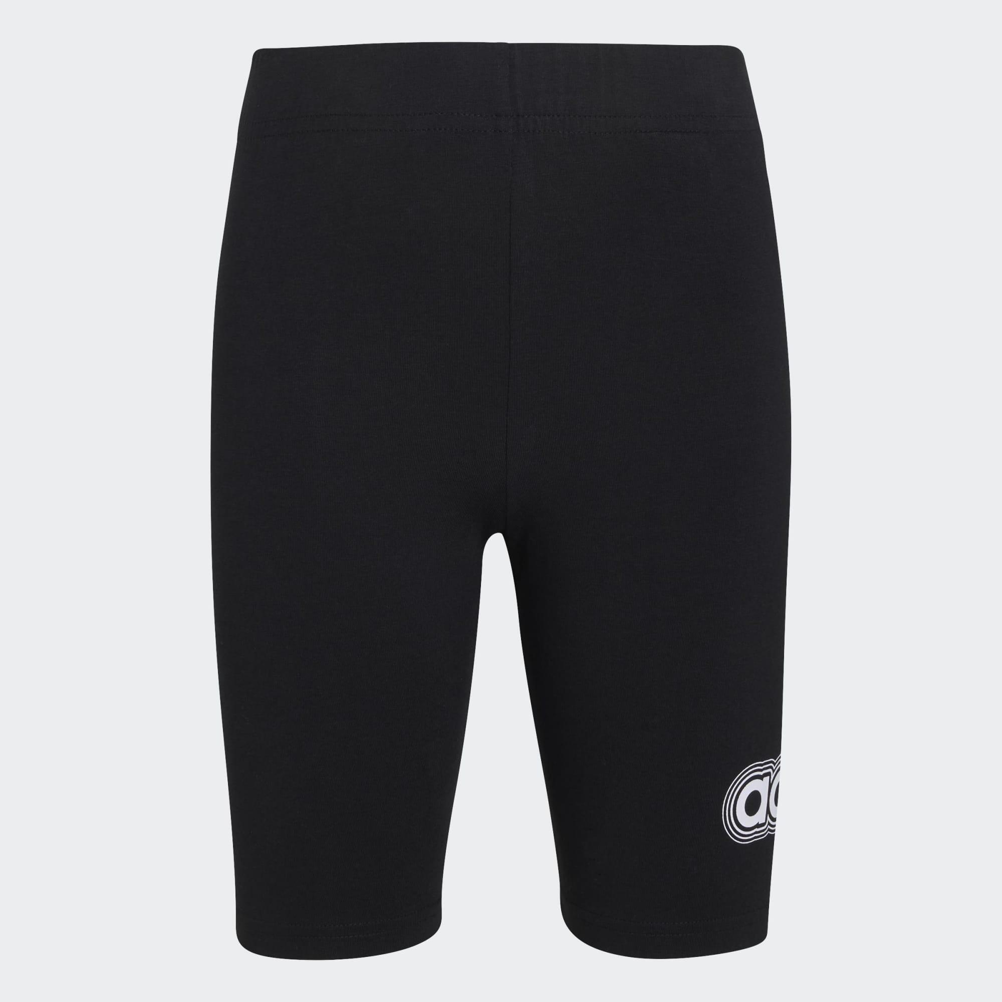 Radlerhose Kinder Baumwolle - schwarz