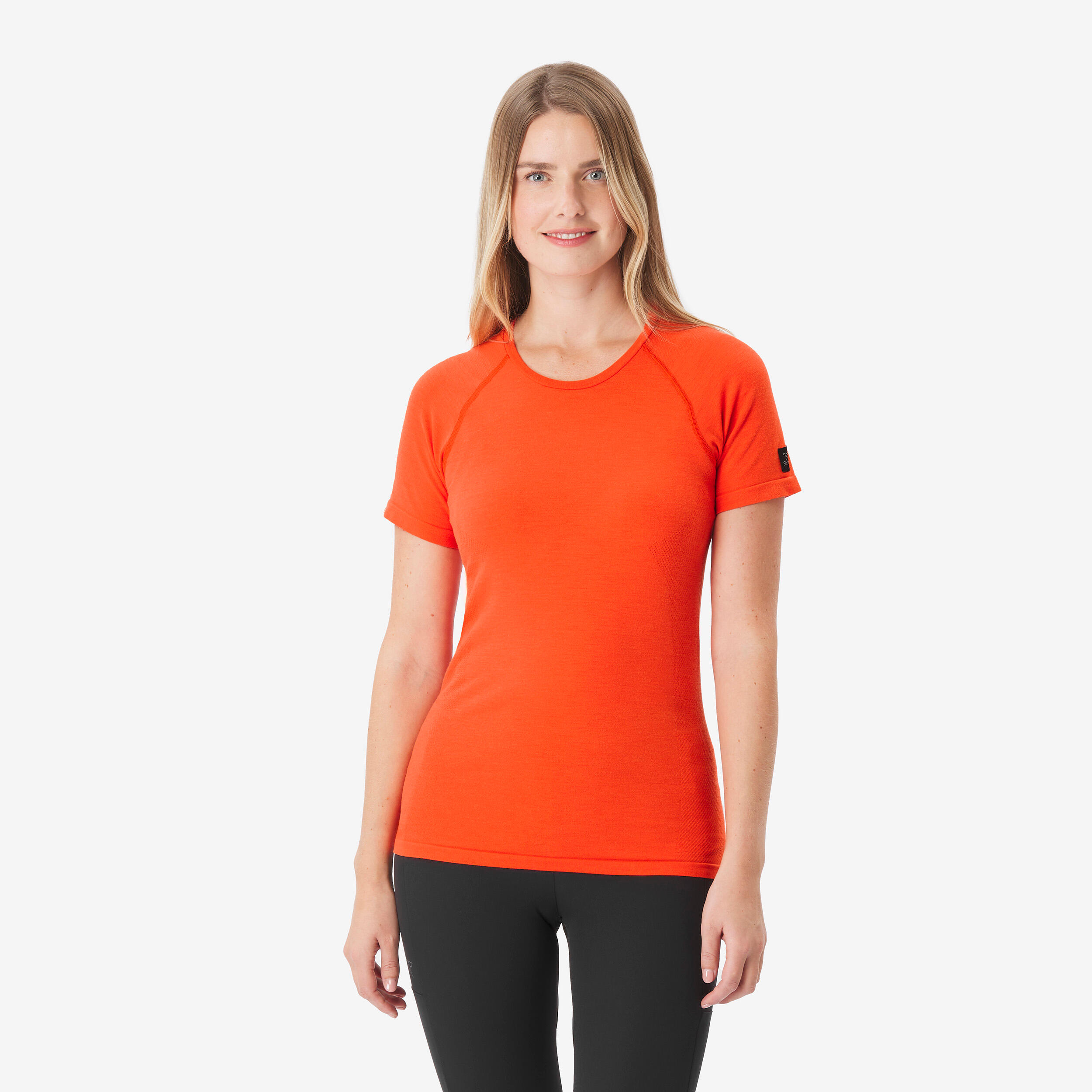 Merinoshirt Damen kurzarm - Merino Seamless