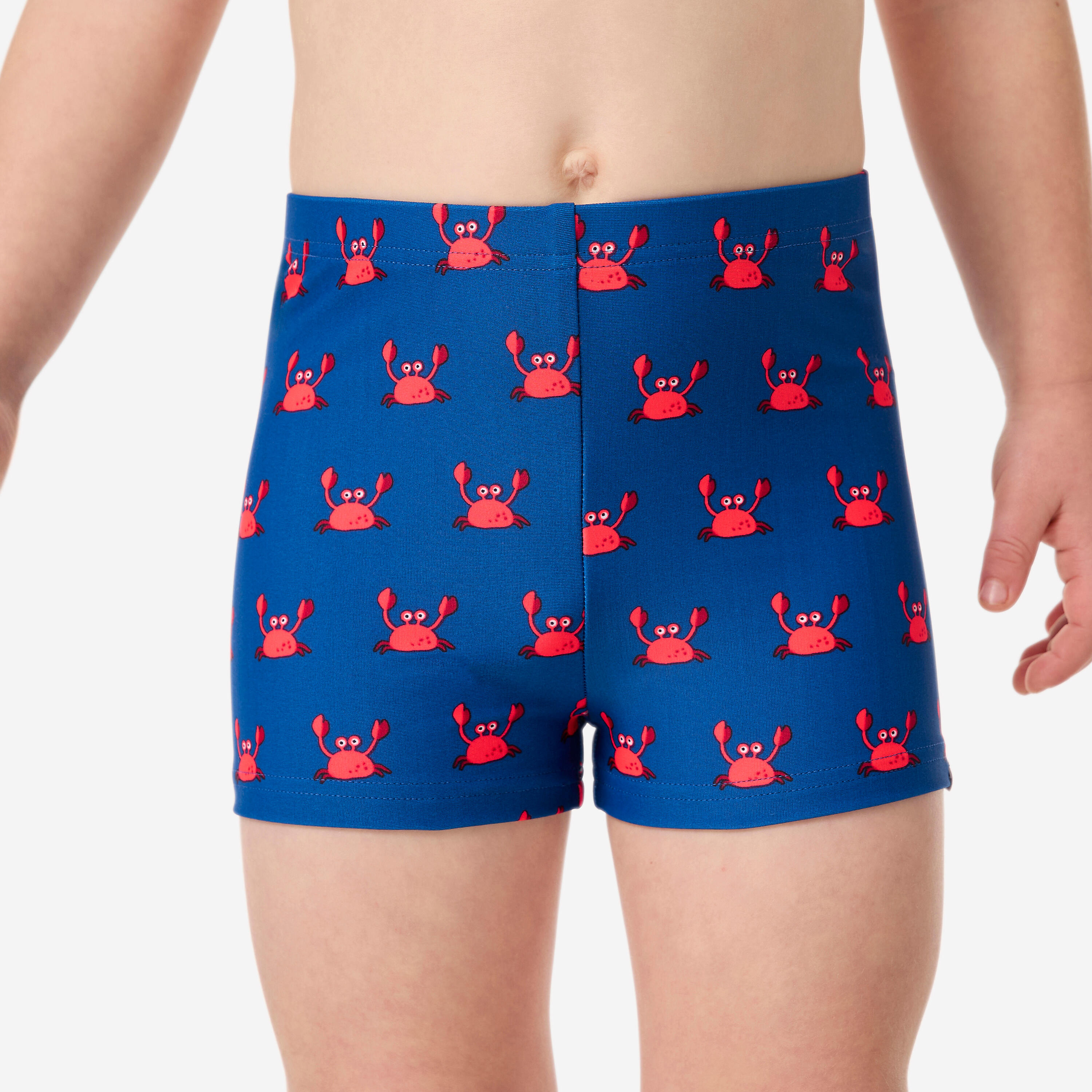 Badehose Boxer Baby/Kleinkinder blau/Print Krebse