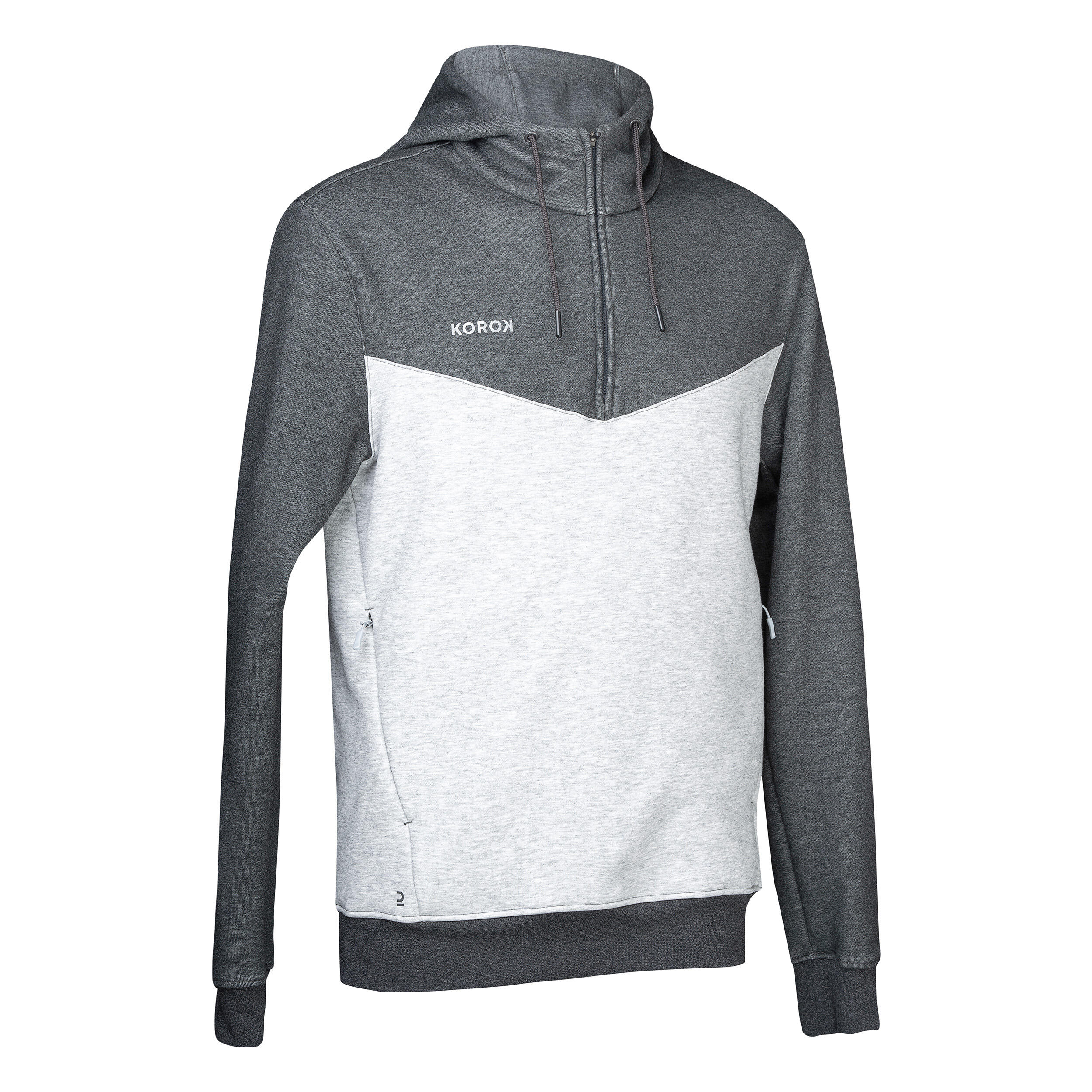 Herren Feldhockey Sweatshirt - FH500 hellgrau/grau