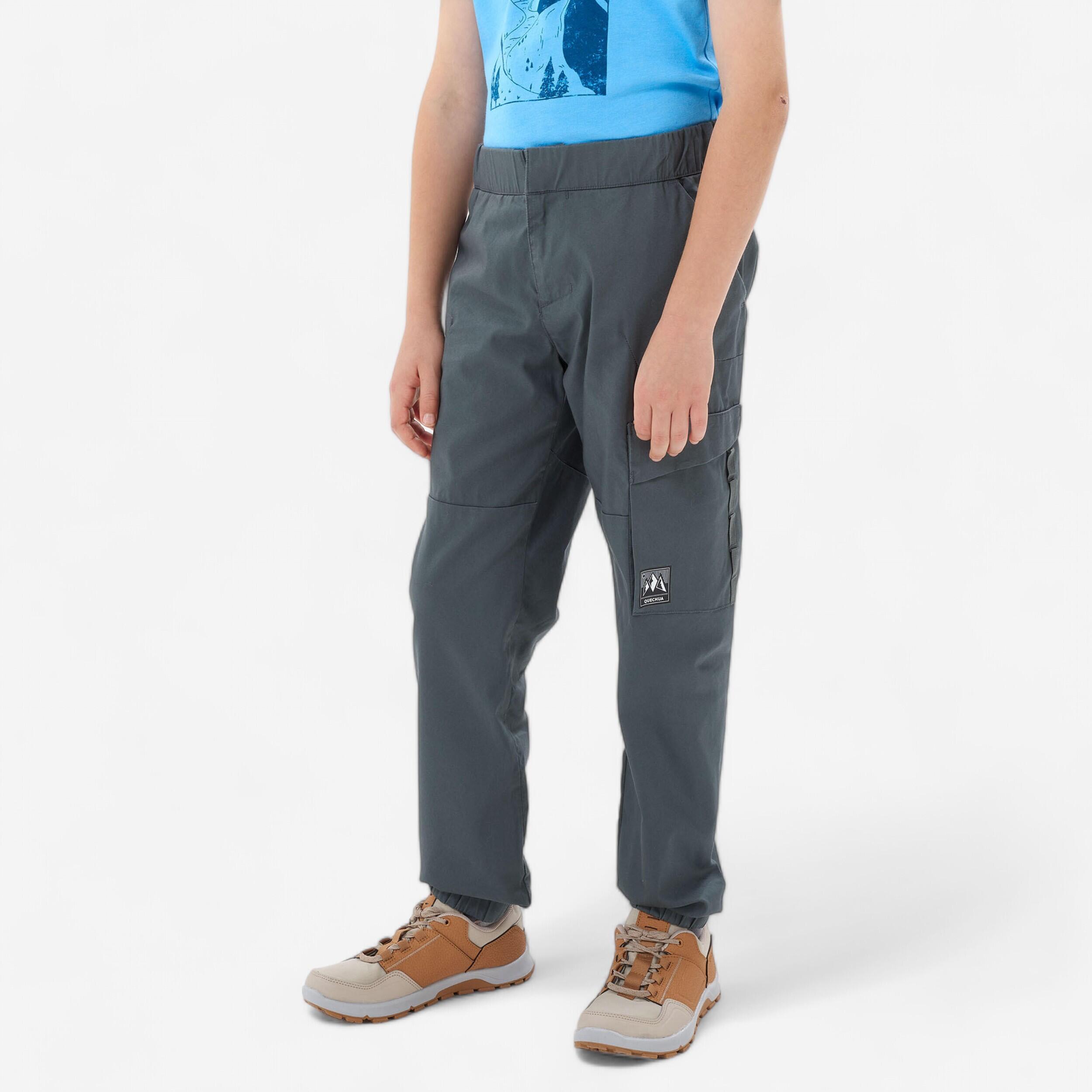 Wanderhose Kinder Gr. 122–170 - MH100 dunkelgrün