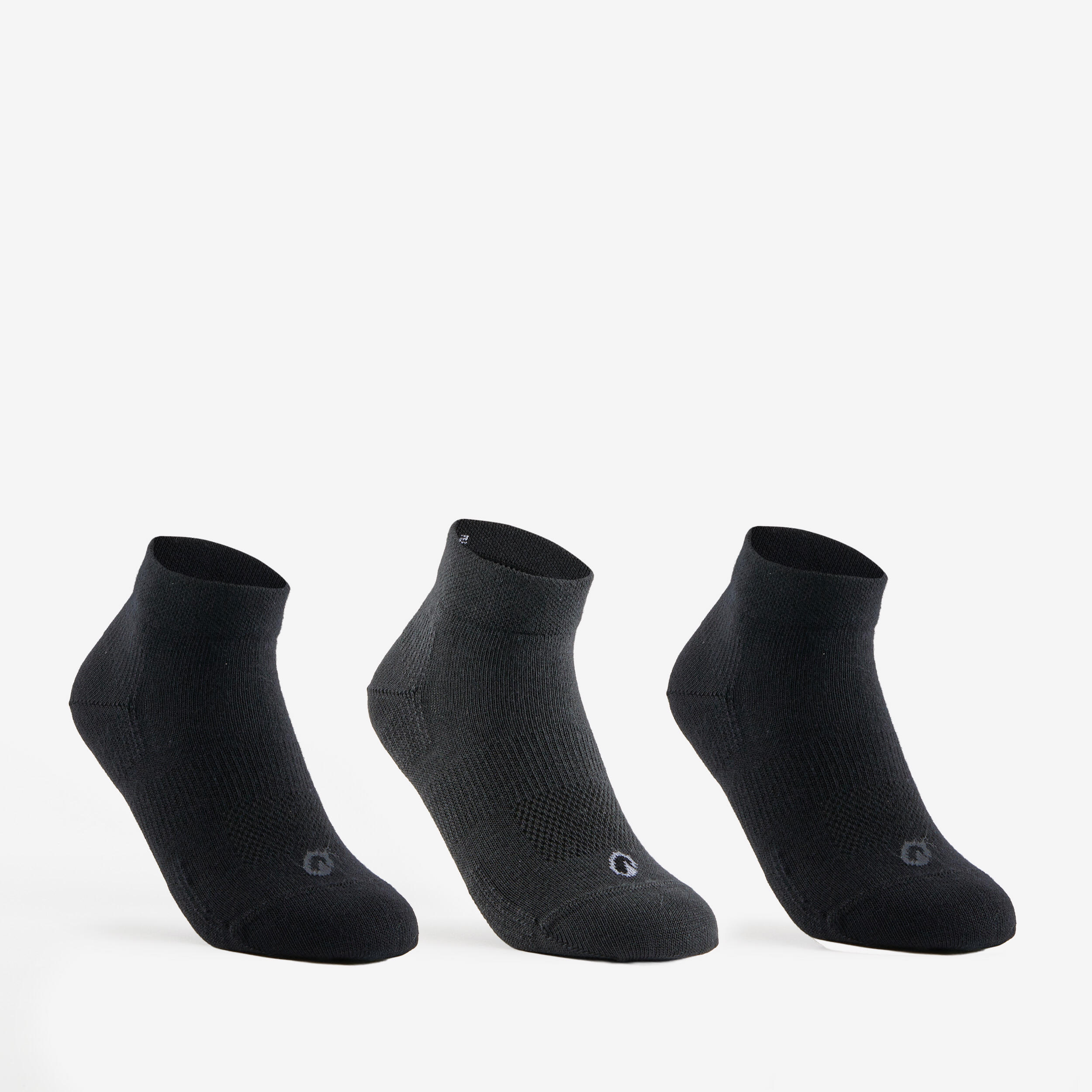 Kinder Tennissocken Mid 3er Pack - RS 160 schwarz/grau