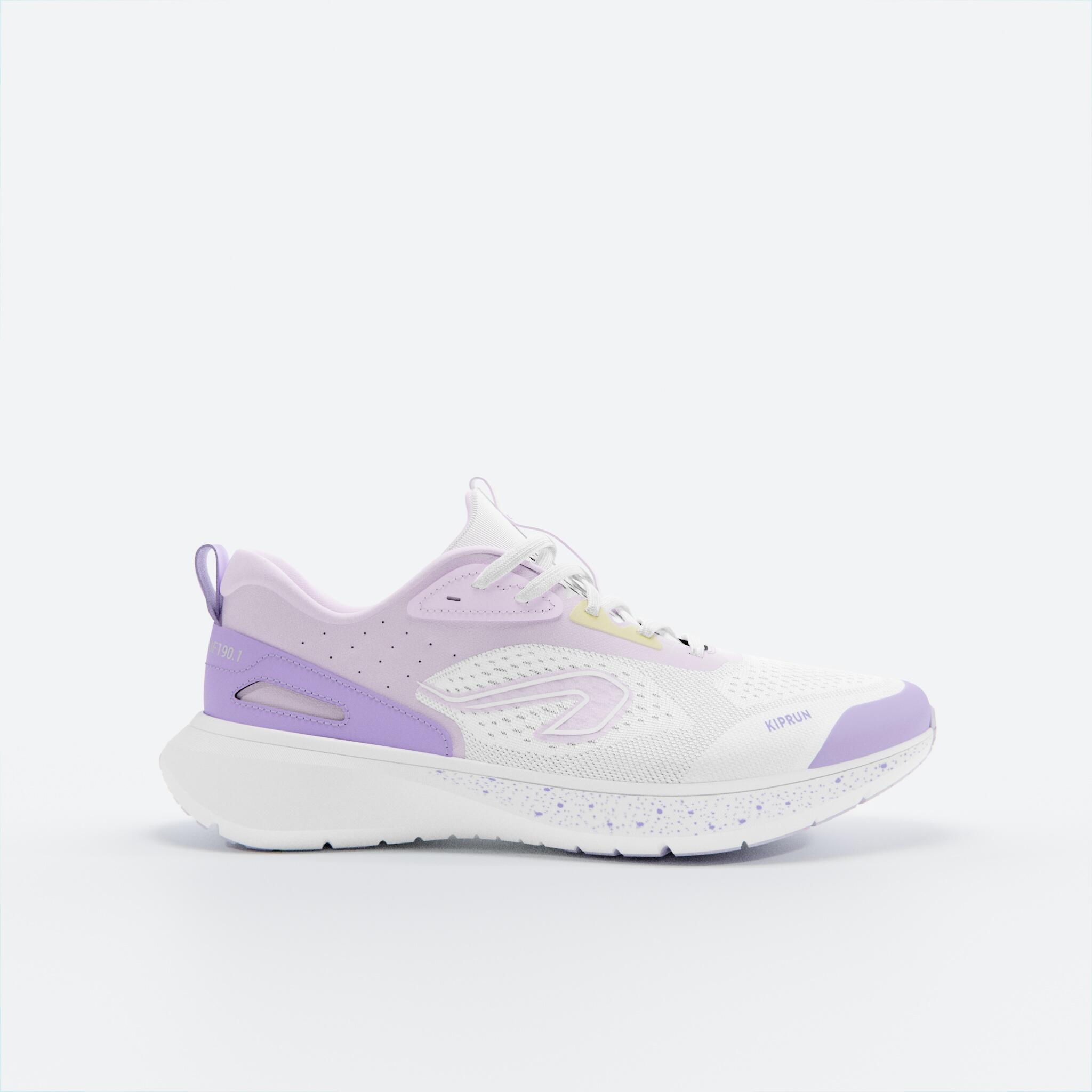 Laufschuhe Damen - Jogflow 190.1 weiß/lila