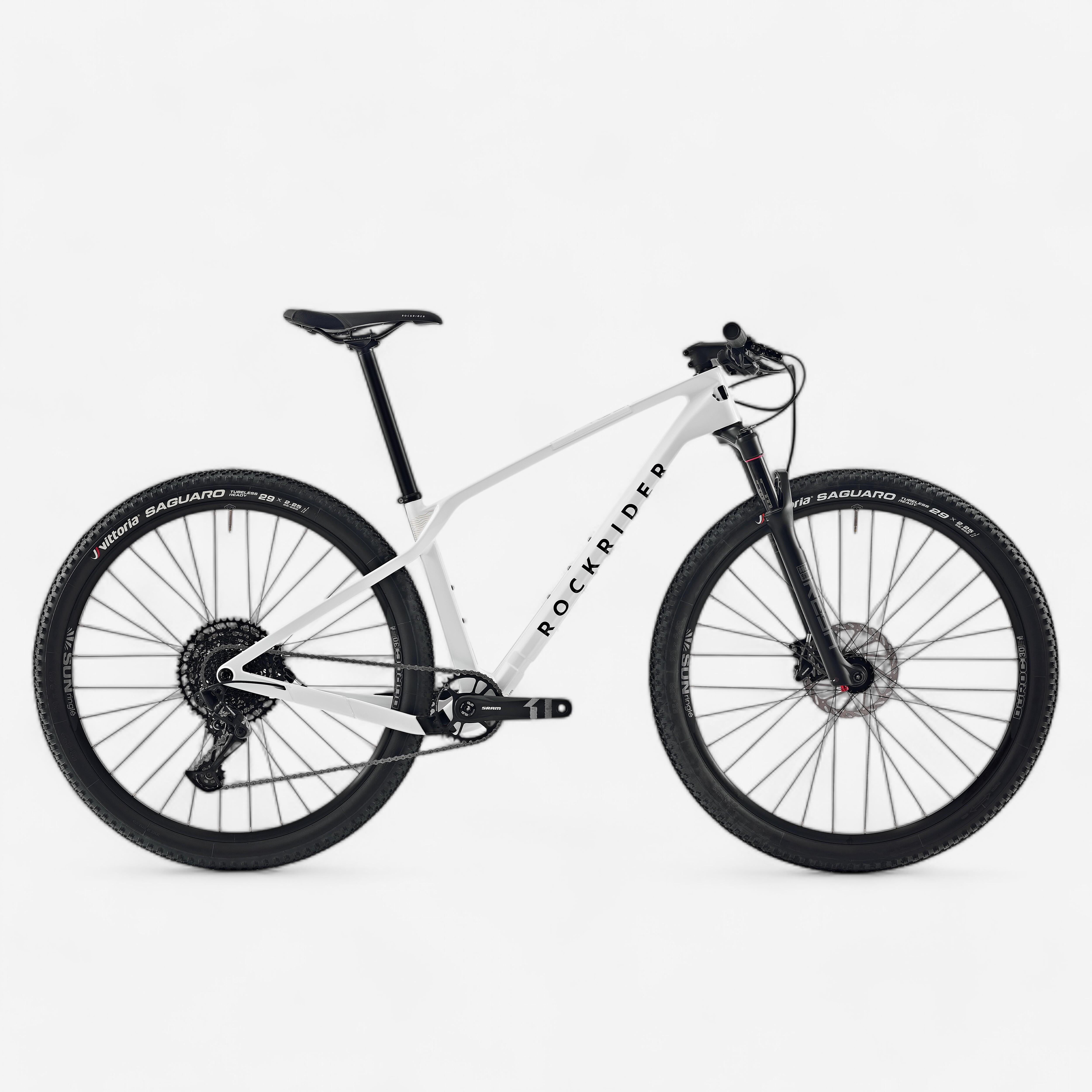 Fahrrad Mountainbike Hardtail XC Carbonrahmen Race 900 NX weiß