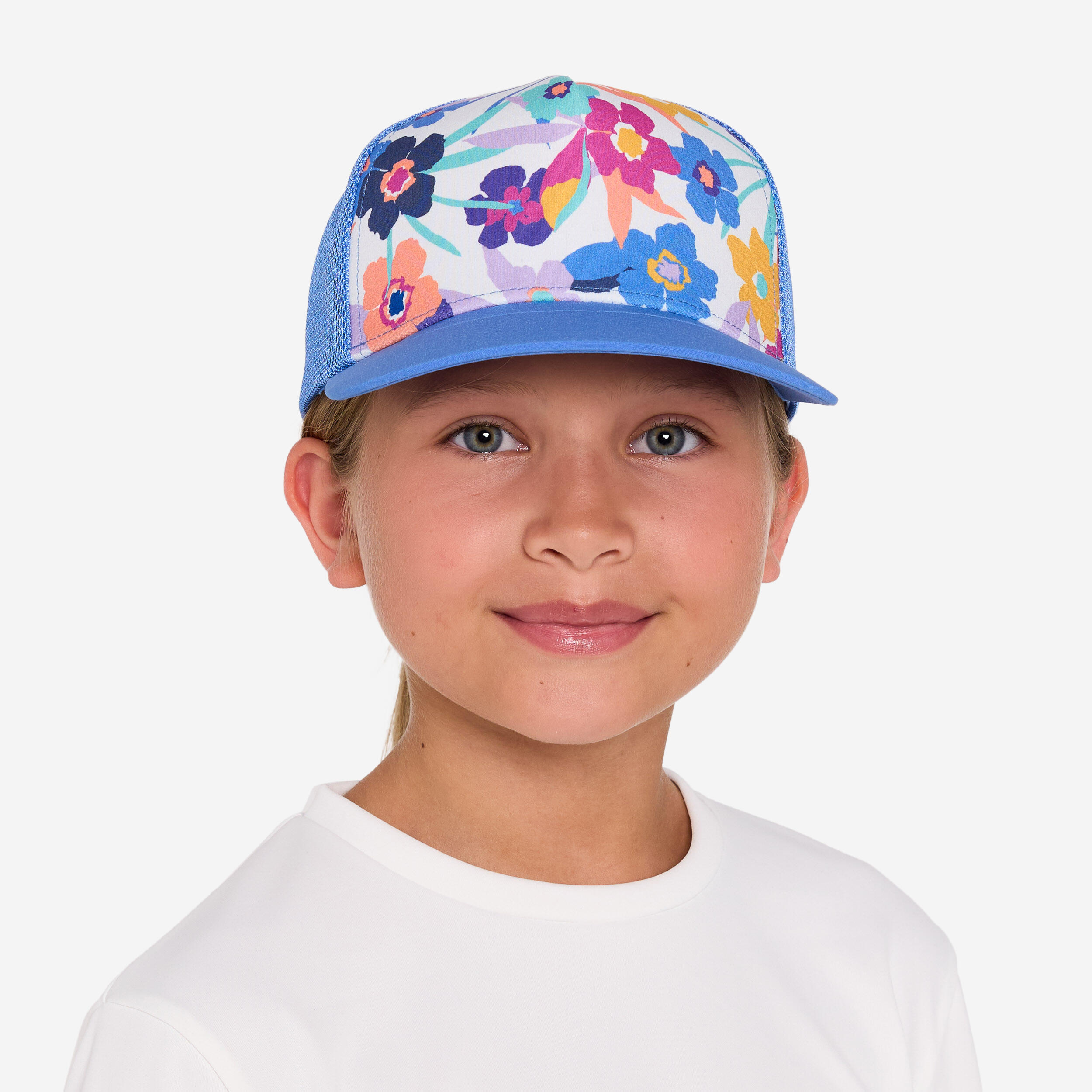 Cap Surfen Kinder Trucker Azalea blau