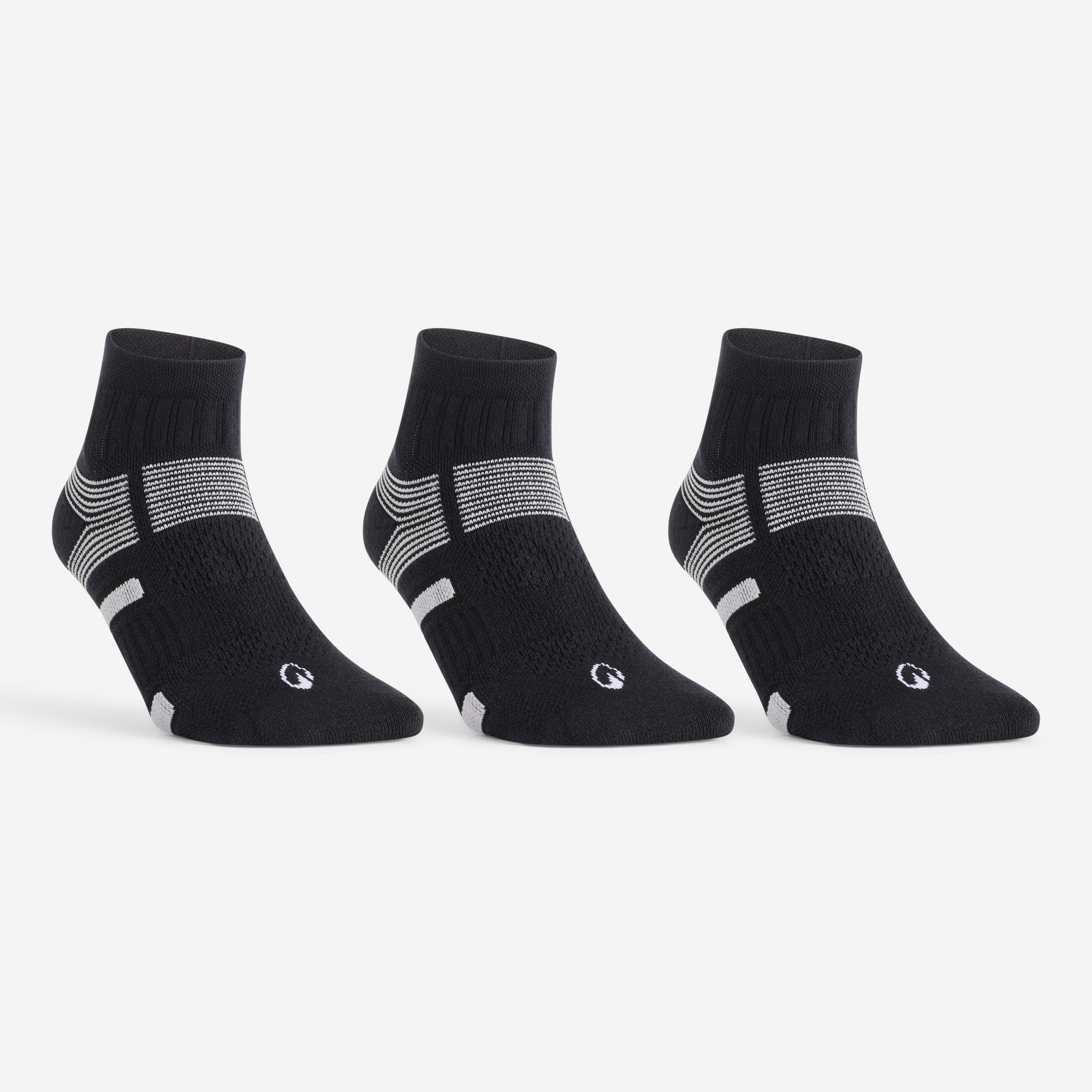 Tennissocken 3er-Pack - RS 560 schwarz/grau