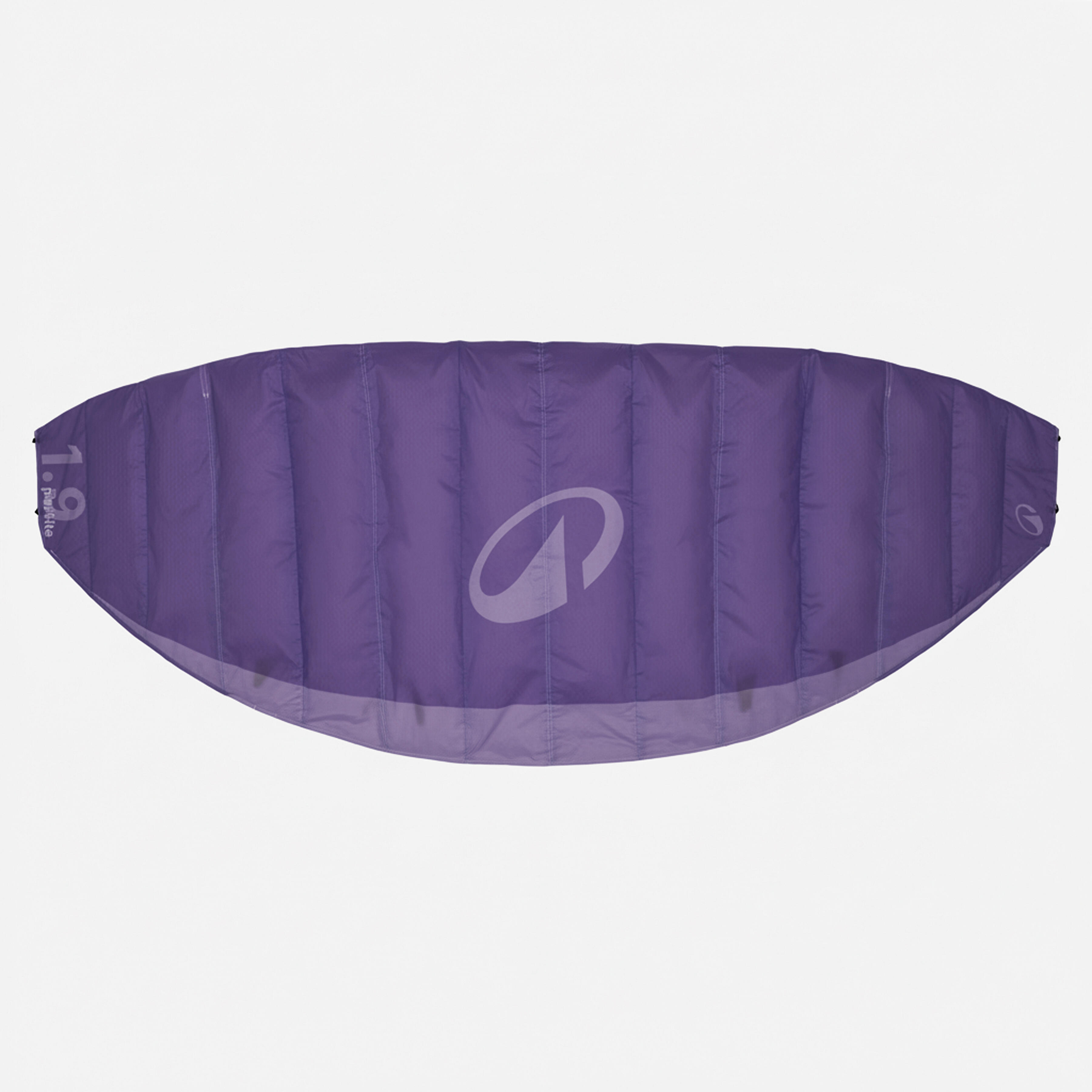 Kite 1,9 m² mit Lenkstange 100 violett