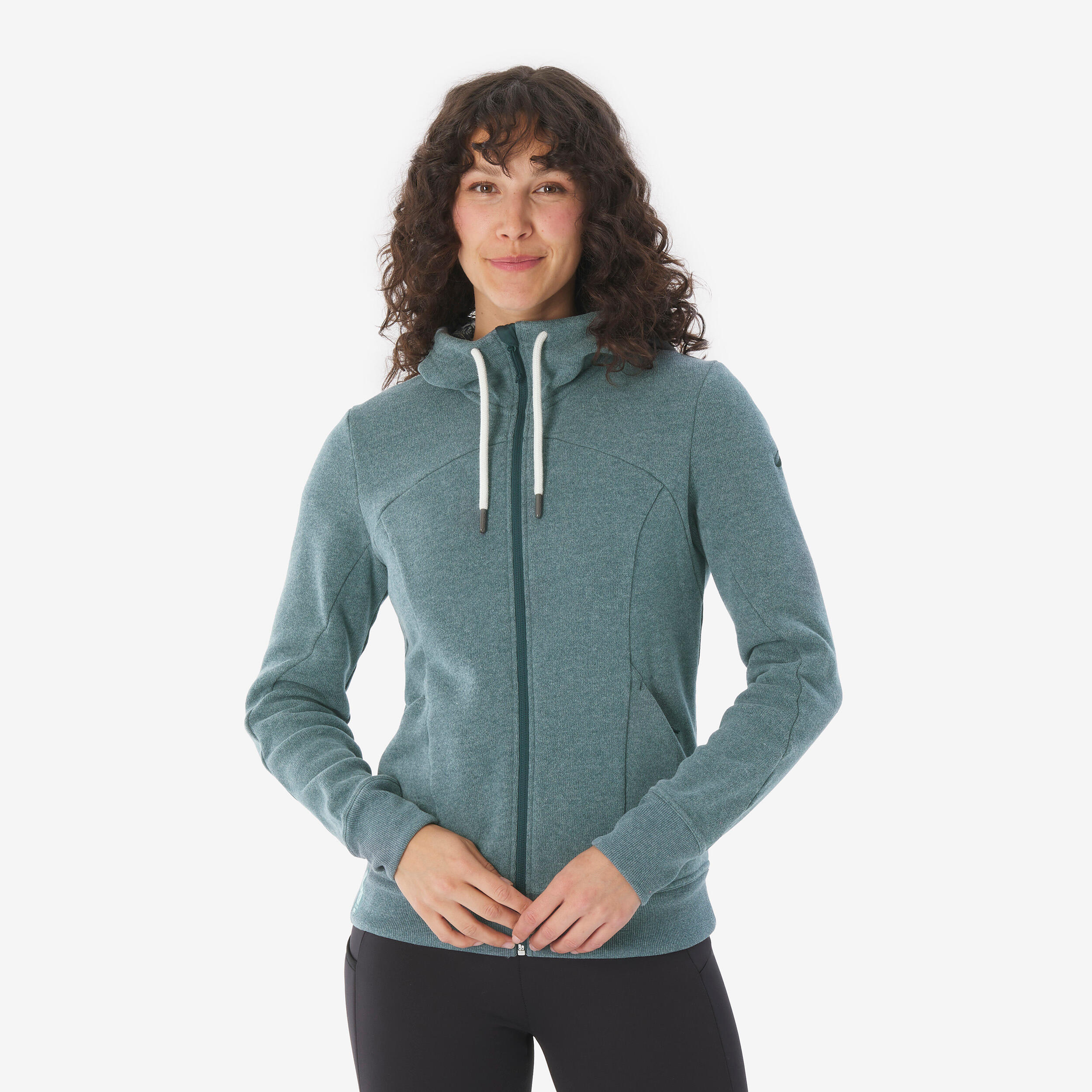 Sweatshirt Damen atmungsaktiv Wandern - NH500