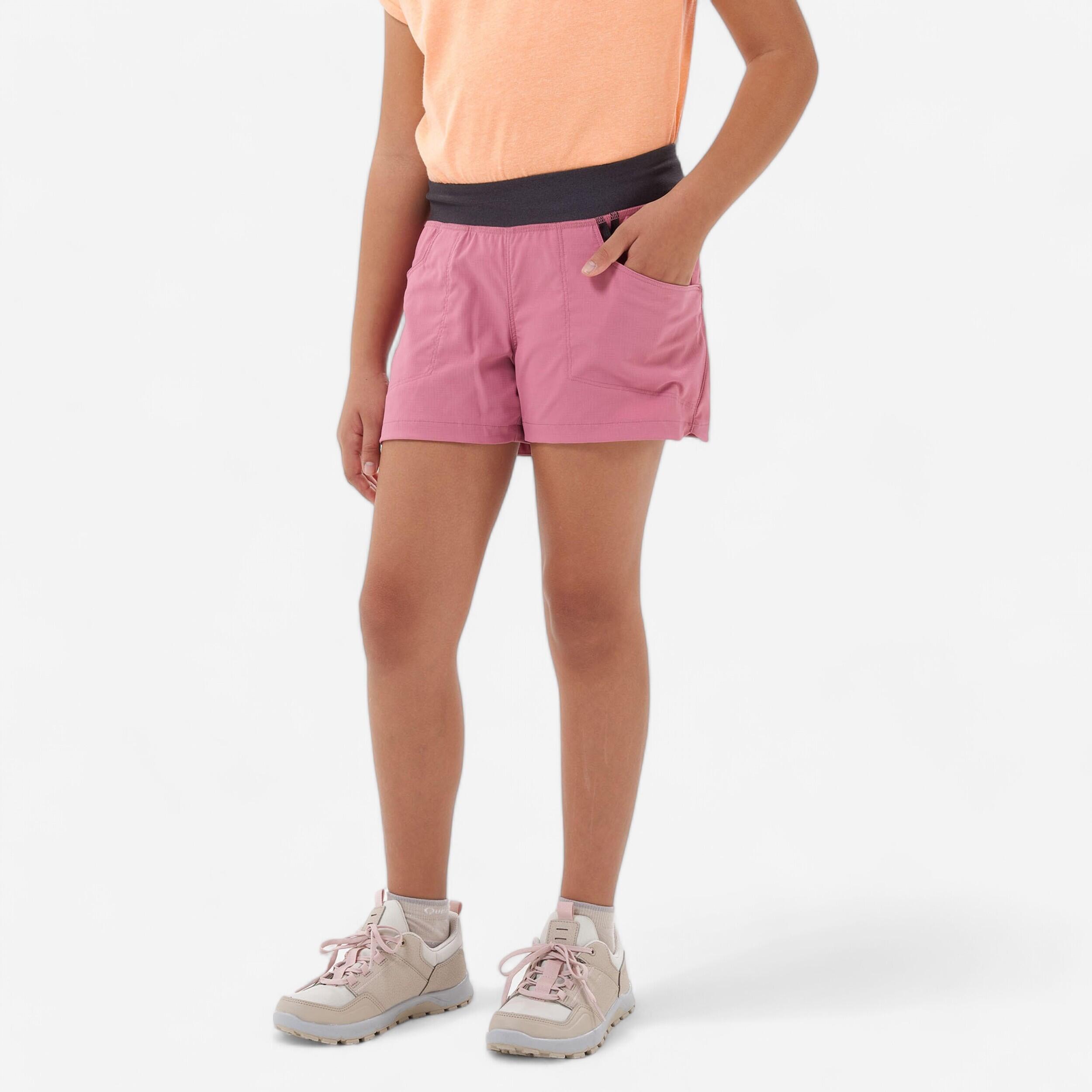 Wandershorts Kinder Mädchen Größe 122–170 - MH500 rosa