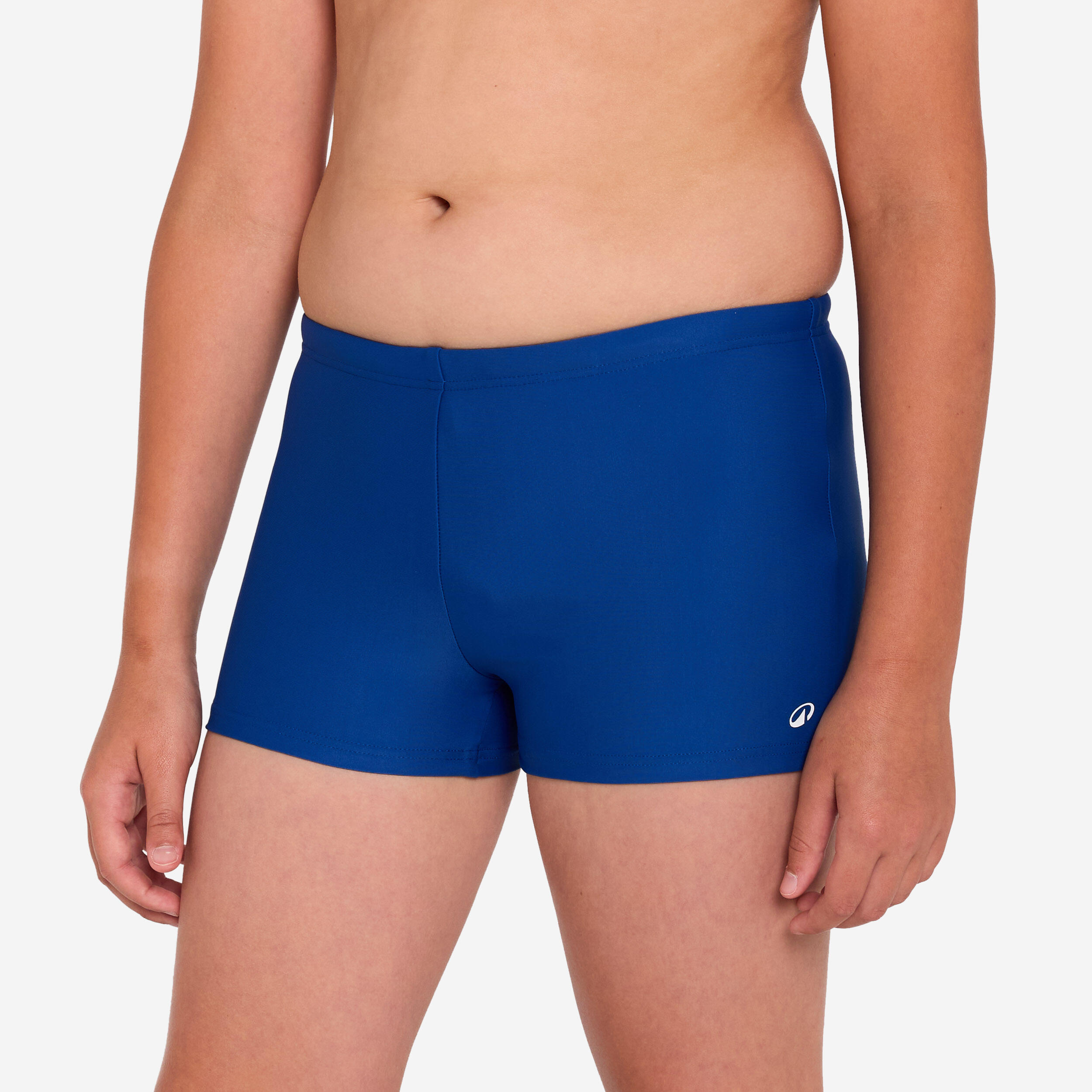 Badehose Boxer Jungen - 100 Basic blau