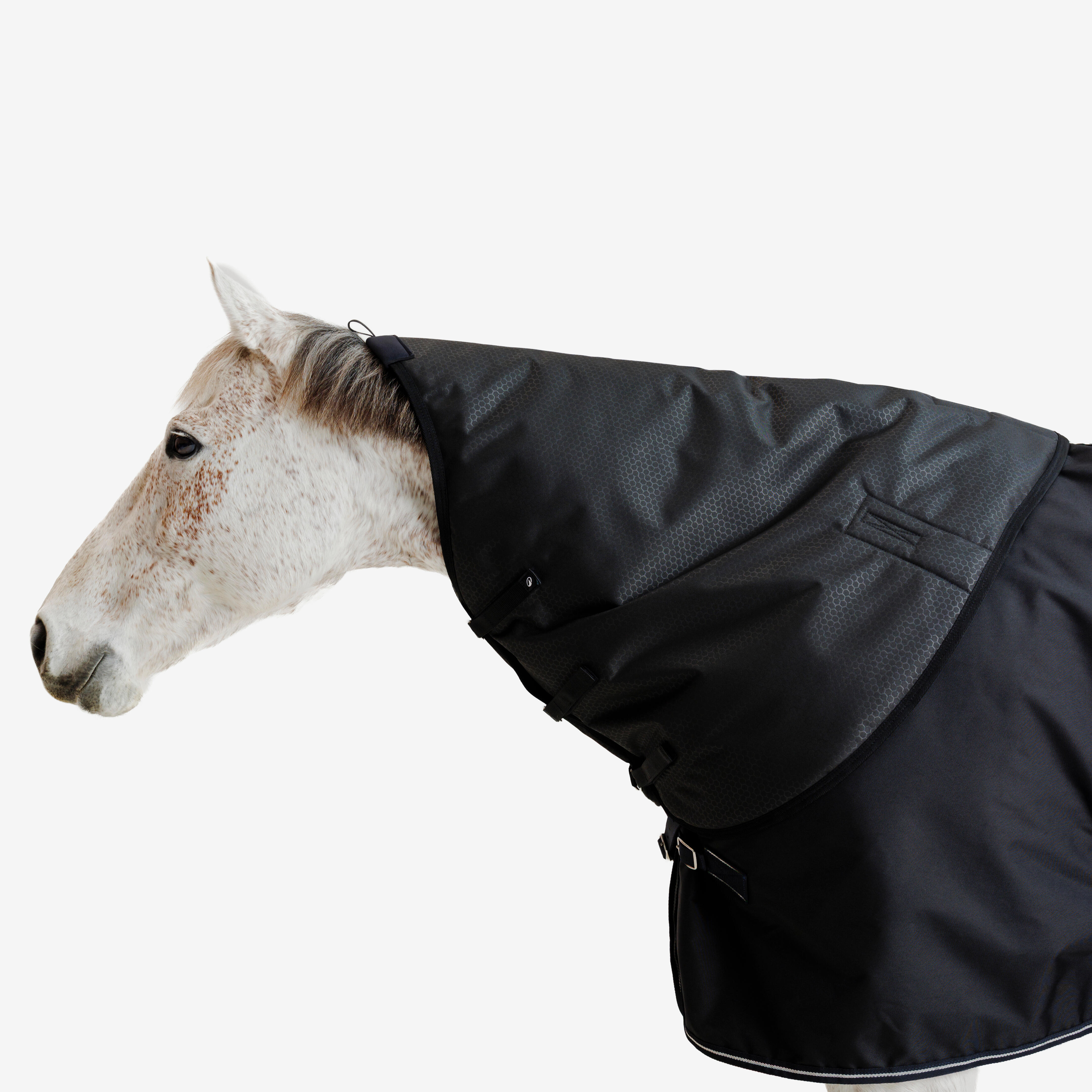 Halsteil Neckcover Allweather 200 Gramm Pferd schwarz