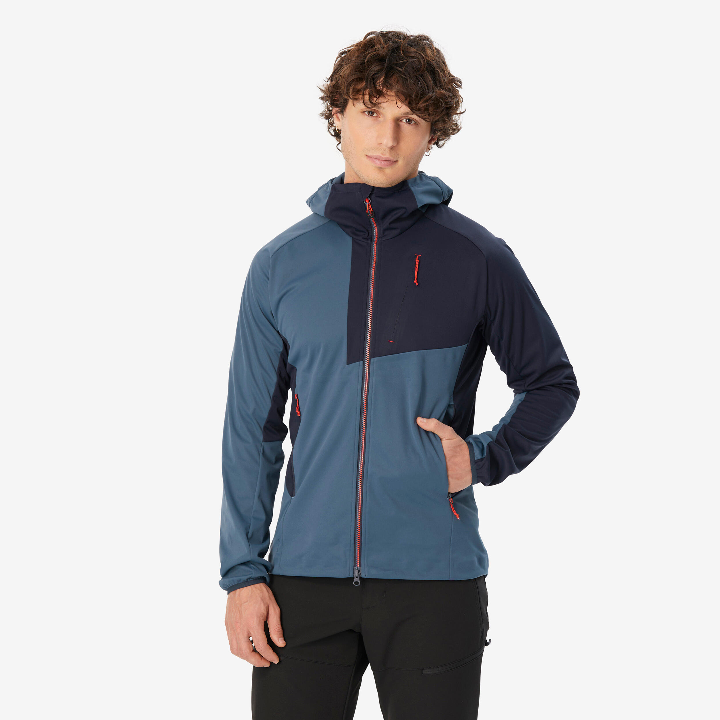 Herren Softshelljacke - Alpinism Light graublau